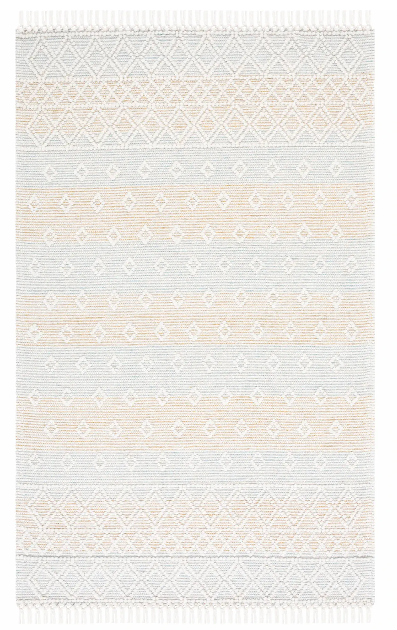 Vermont Fjord Diamond Hand-Loomed Wool Rug