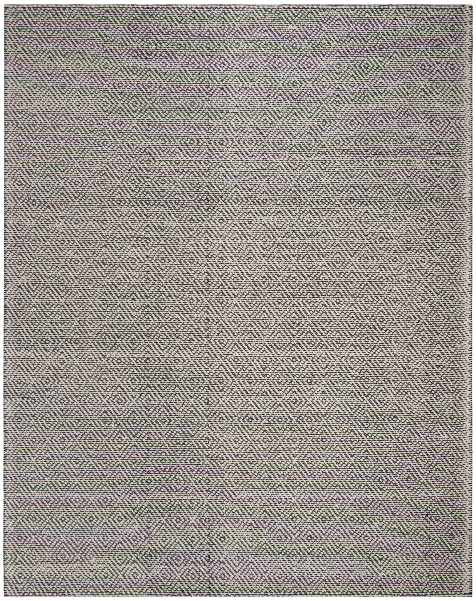 Vermont Micro Nested Diamond Hand-Woven Wool Rug