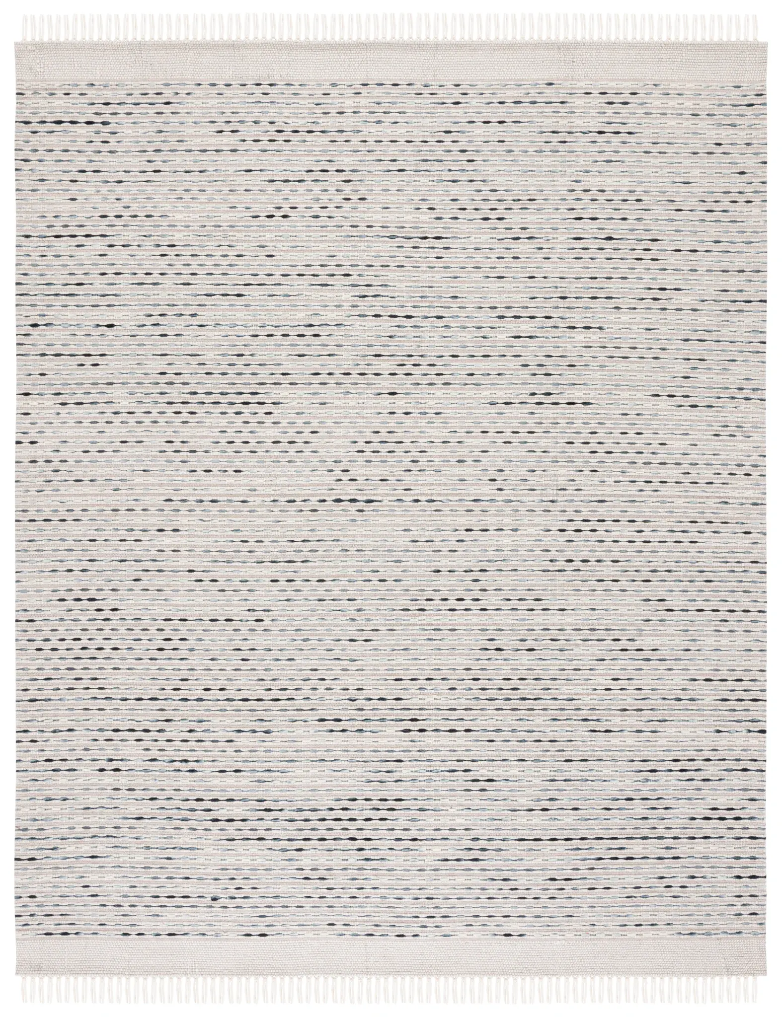 Vermont Dashed Stripe Hand-Loomed Rug
