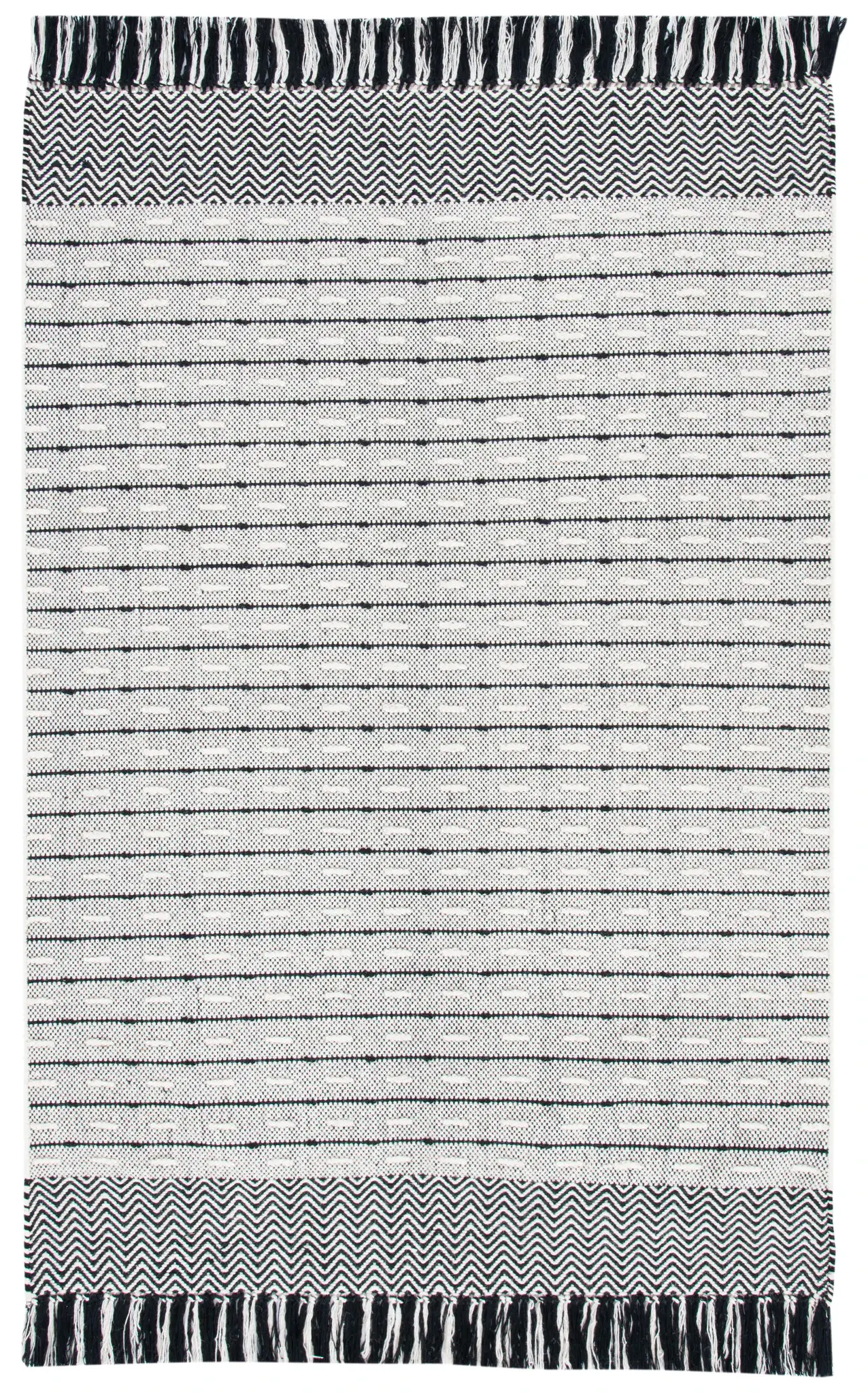 Vermont Dashed Stripe Flatweave Rug