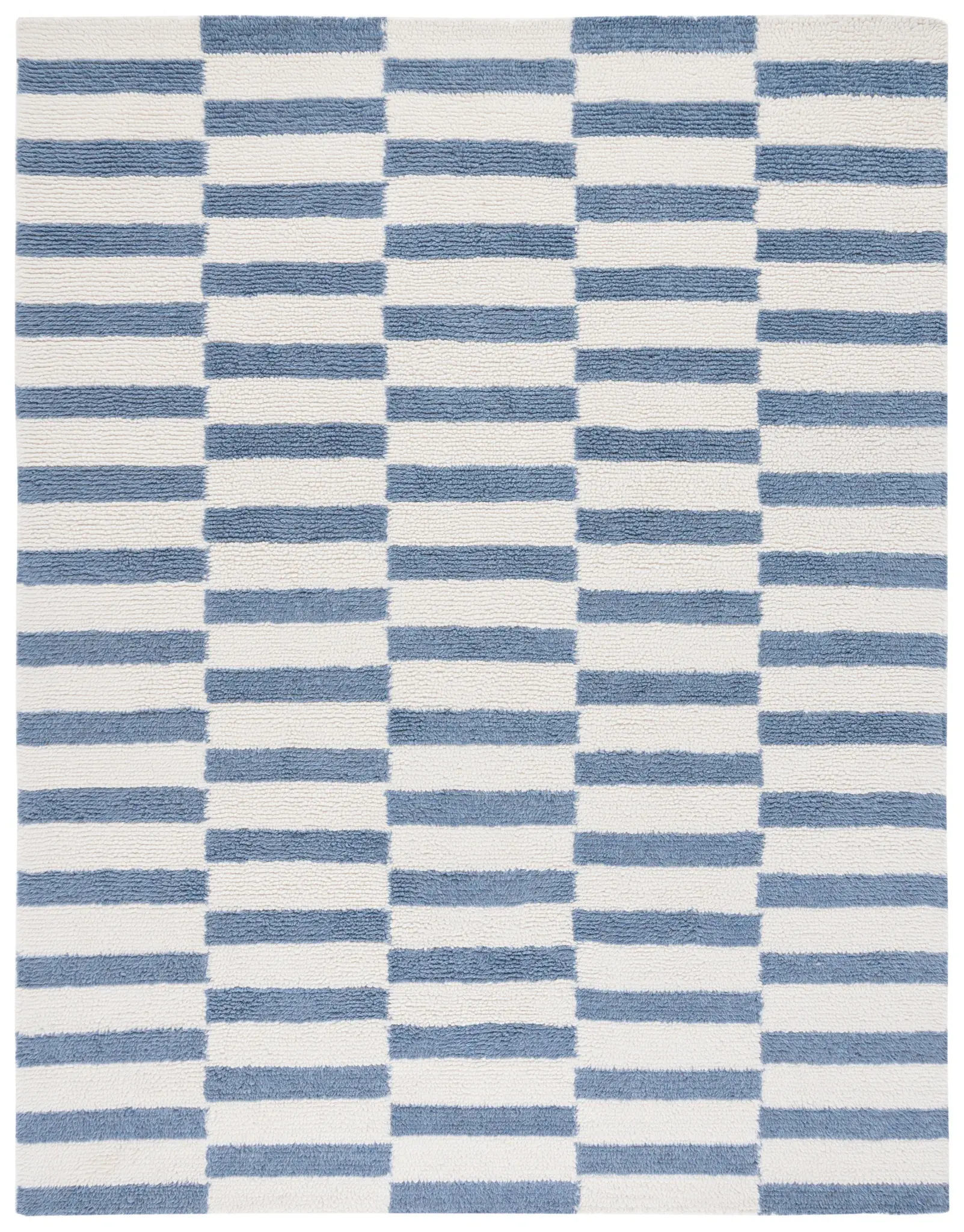Vermont Modern Staggered Stripe Hand-Tufted Wool Rug