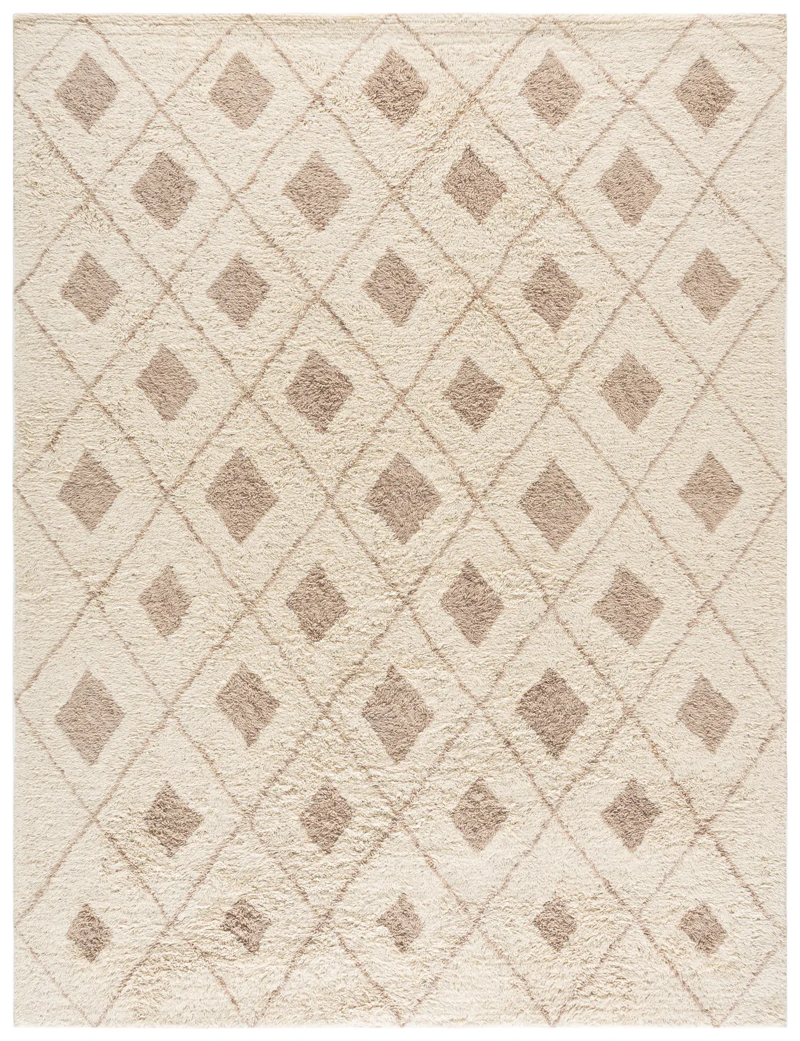 Vermont Moroccan Diamond Hand-Tufted Wool Rug