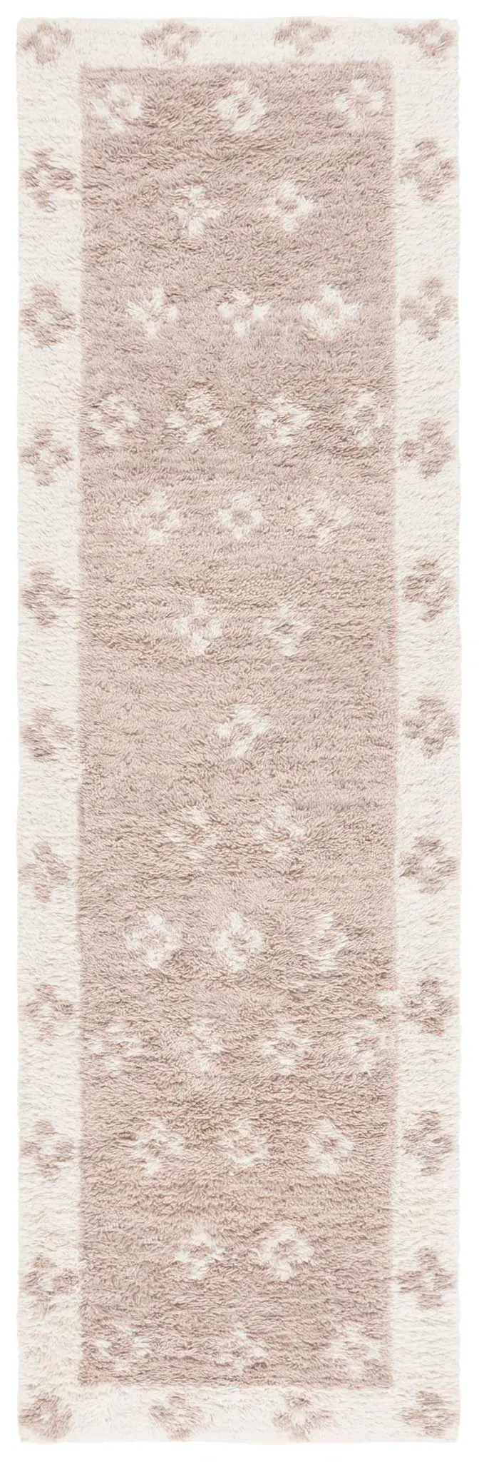 Vermont Bordered Cross Hand-Tufted Wool Rug