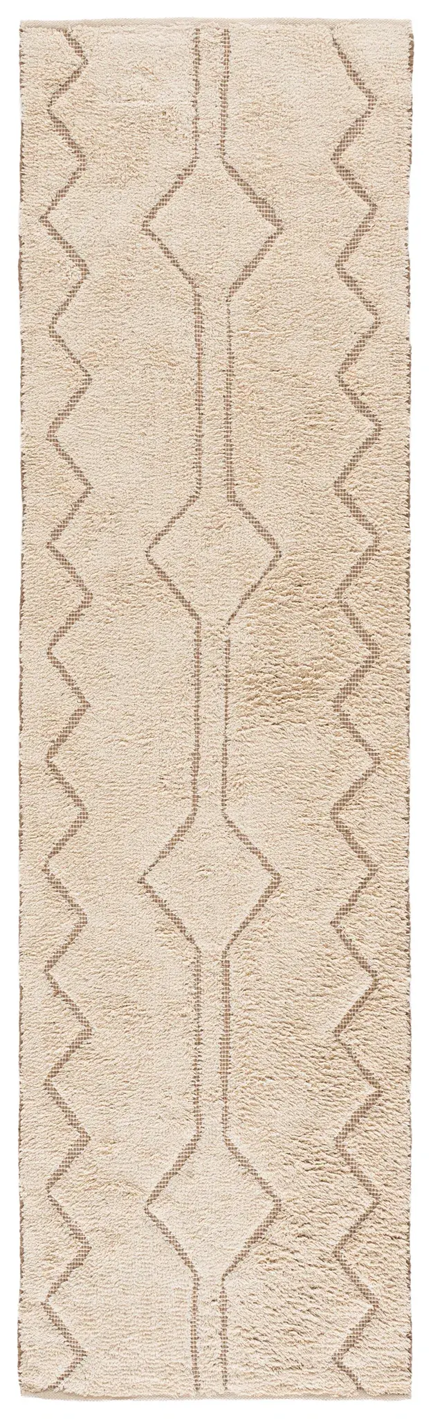 Vermont Diamond And Zigzag Hand-Loomed Cotton Rug