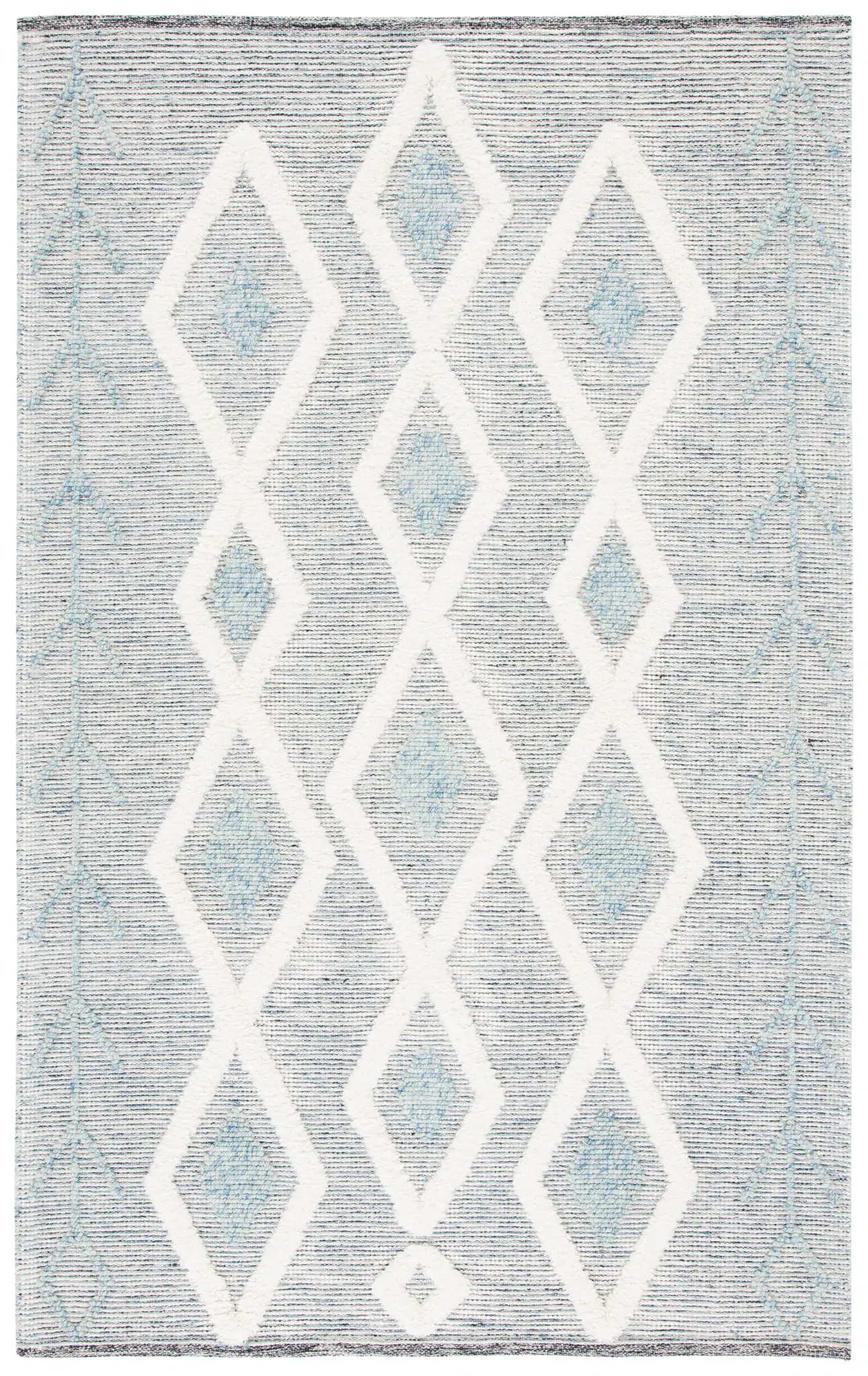 Vermont Diamond Hand-Loomed Wool Rug