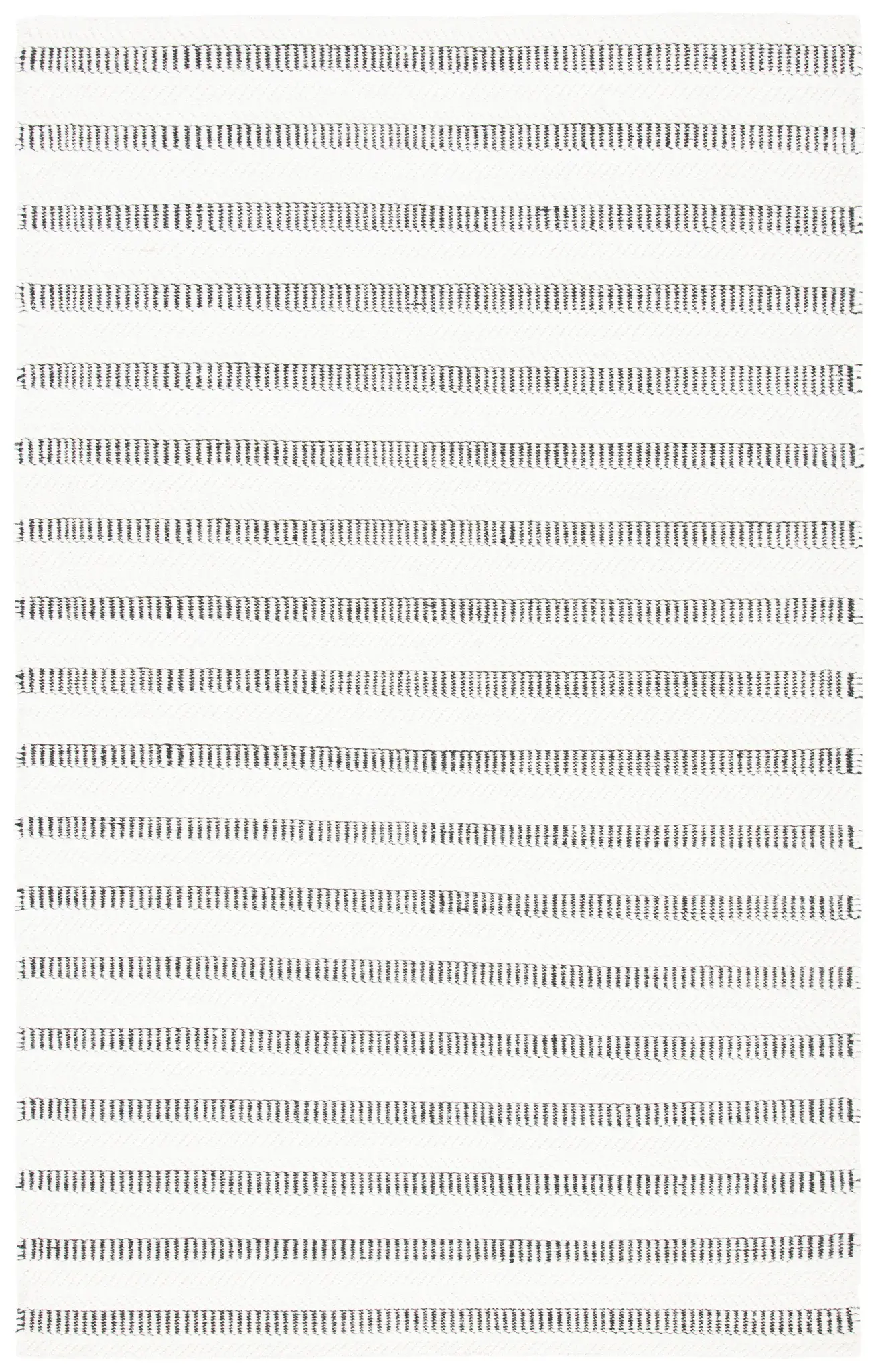Vermont Stitched Stripe Hand-Tufted Wool Rug