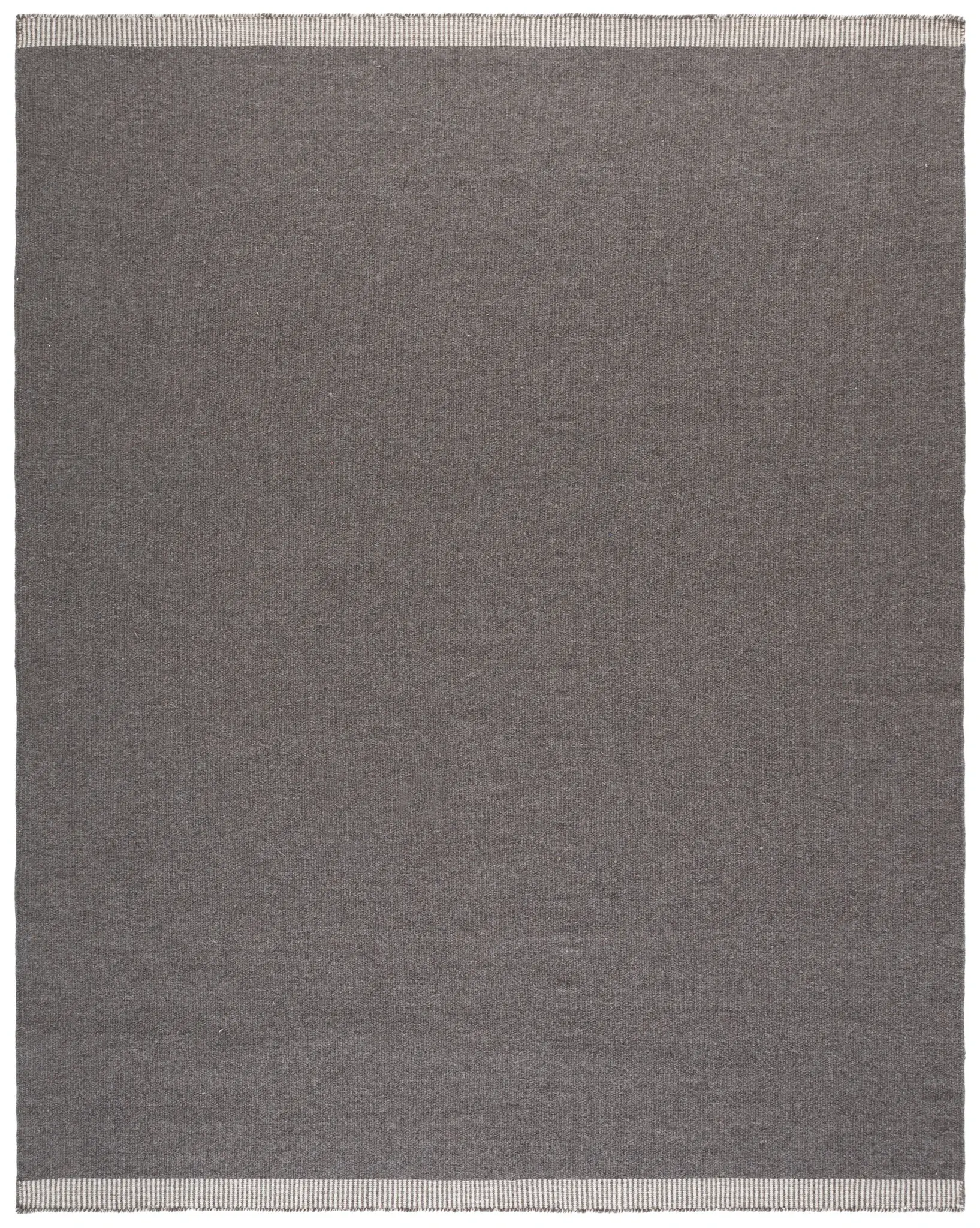 Vermont Kallie Striped Border Hand-Woven Wool Rug
