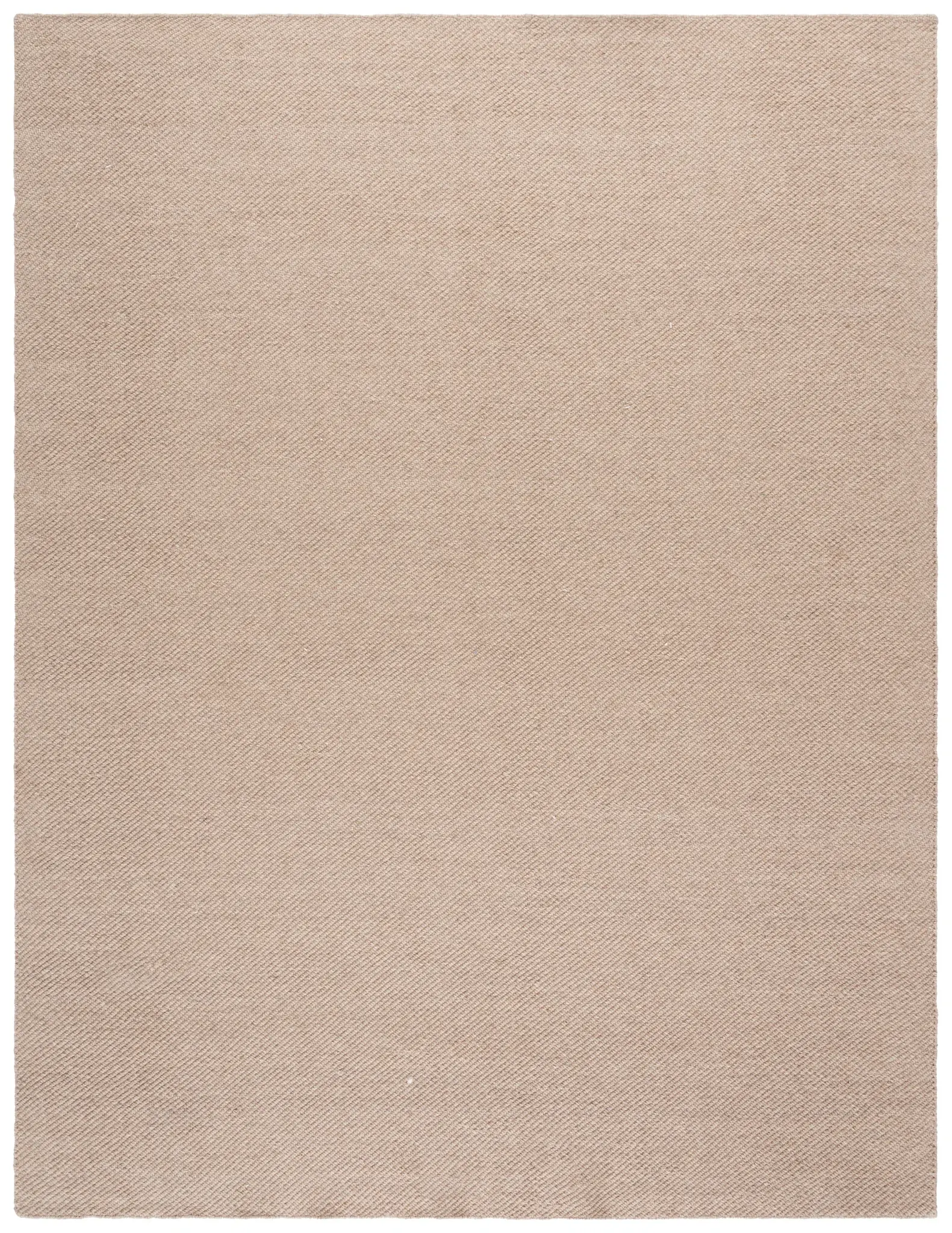 Vermont Diagonal Ribbed Hand-Woven Wool Rug