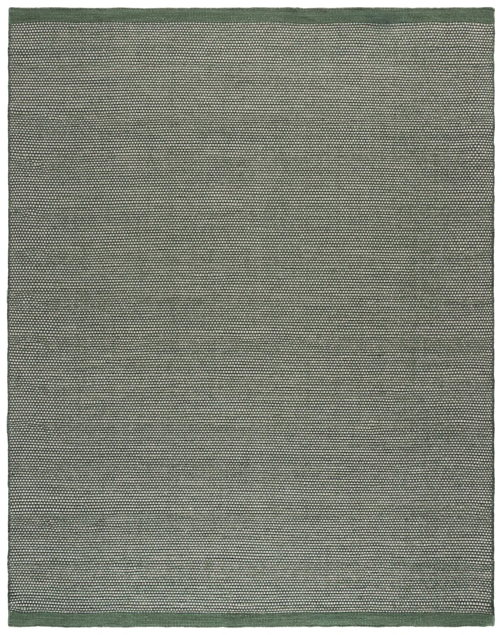 Vermont Ribbed Solid Hand-Woven Wool Rug