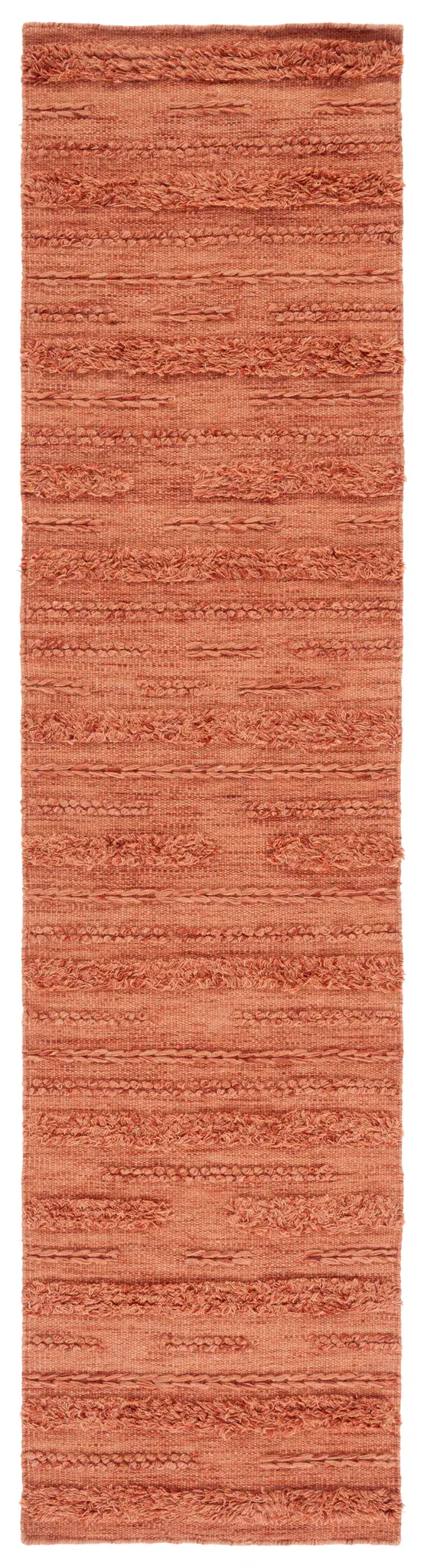 Vermont Textured Striped Hand-Woven Wool Rug