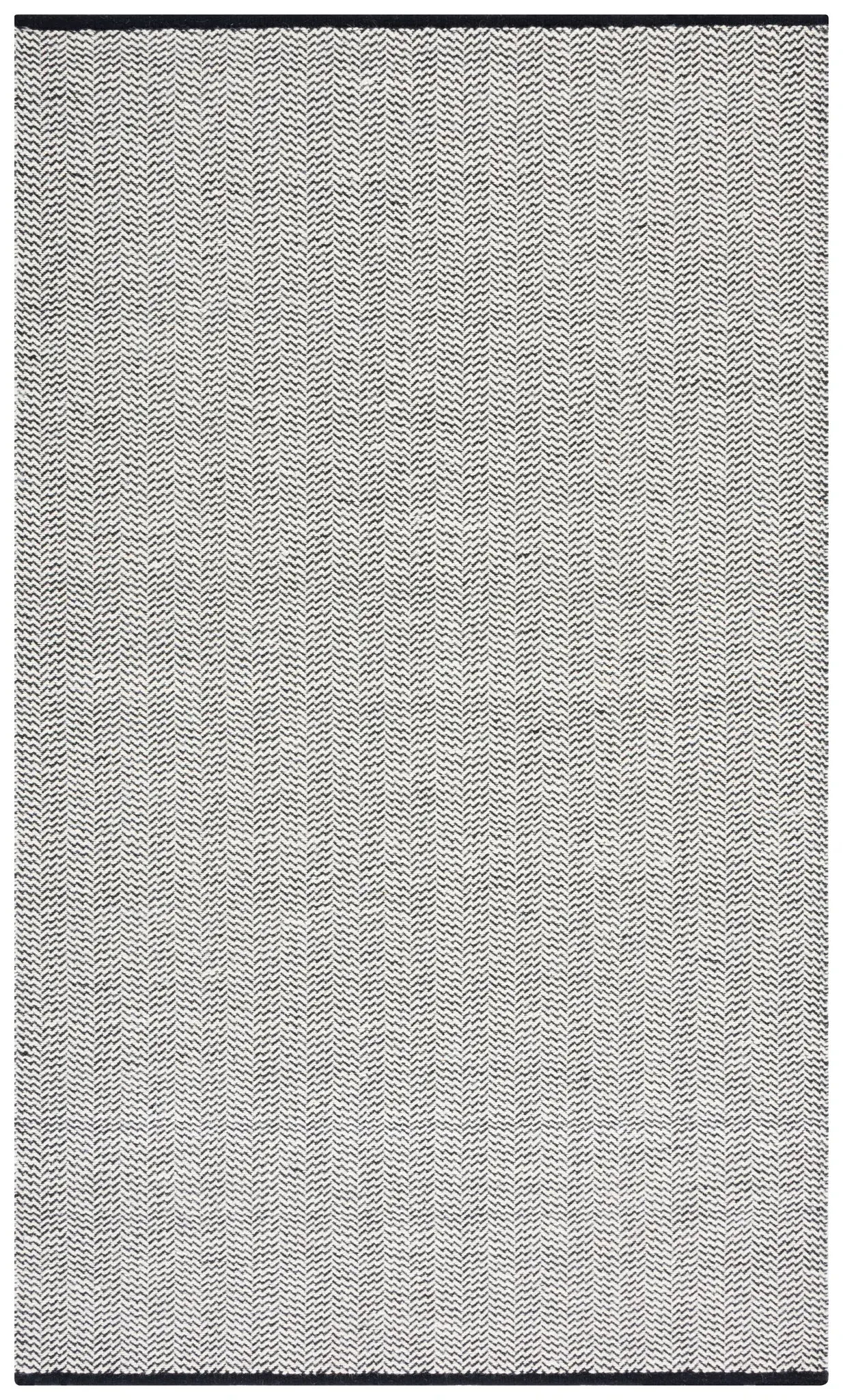 Vermont Chevron Hand-Woven Wool Rug