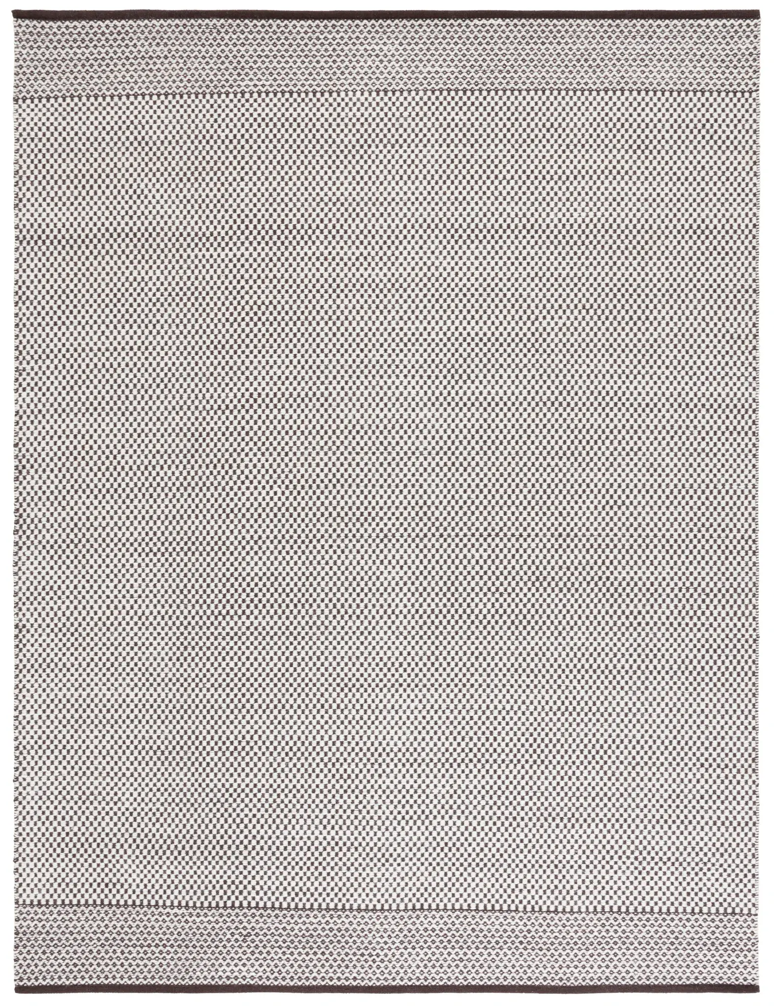 Vermont Checkered Flatweave Wool Rug