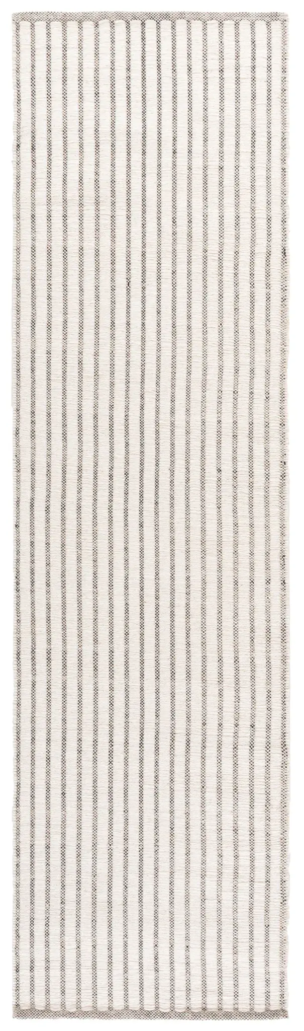 Vermont Pinstripe Hand-Woven Wool Rug