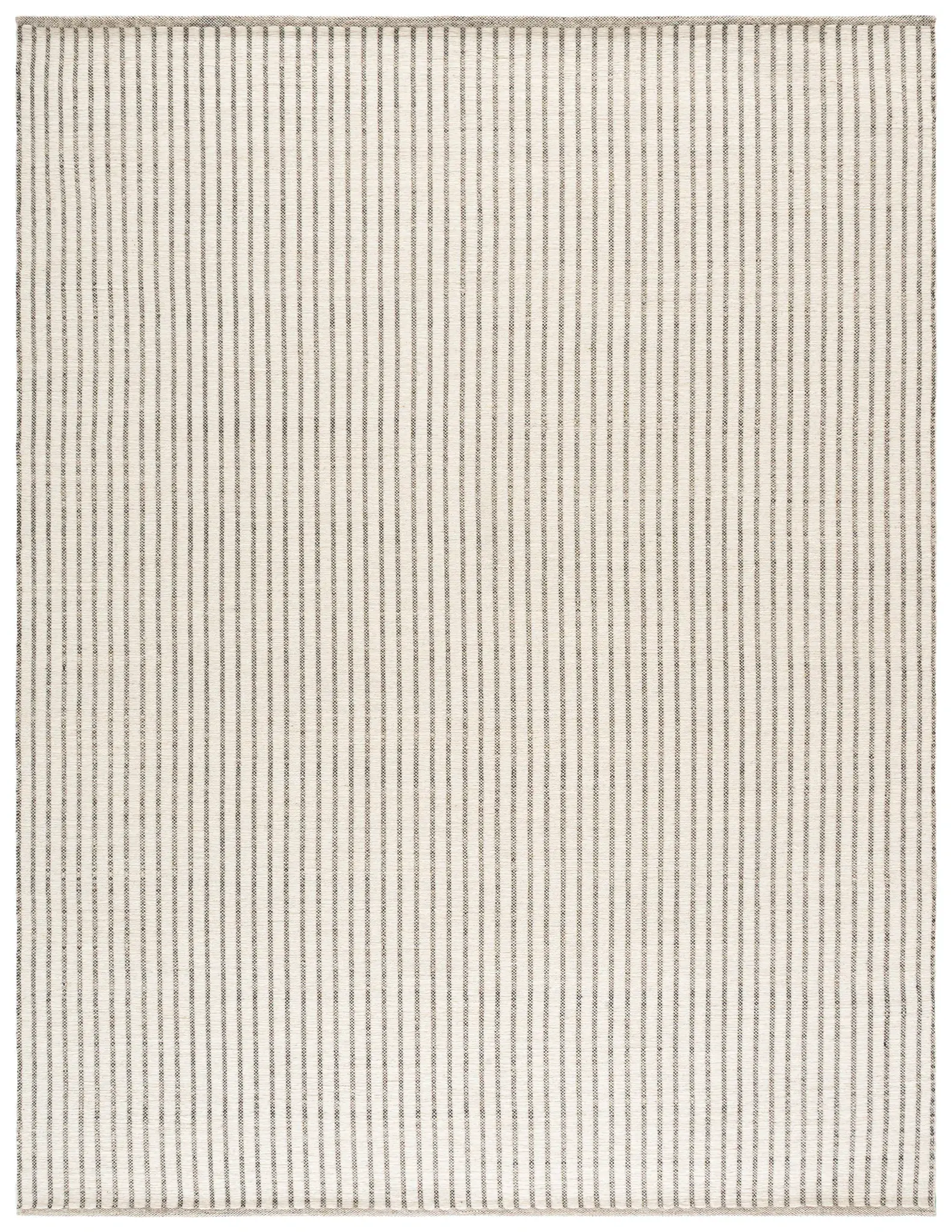 Vermont Pinstripe Hand-Woven Wool Rug