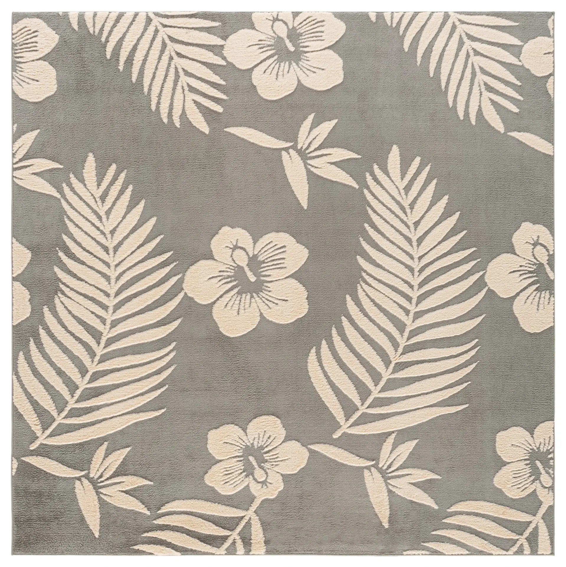 Versailles Palm Leaf Washable Rug