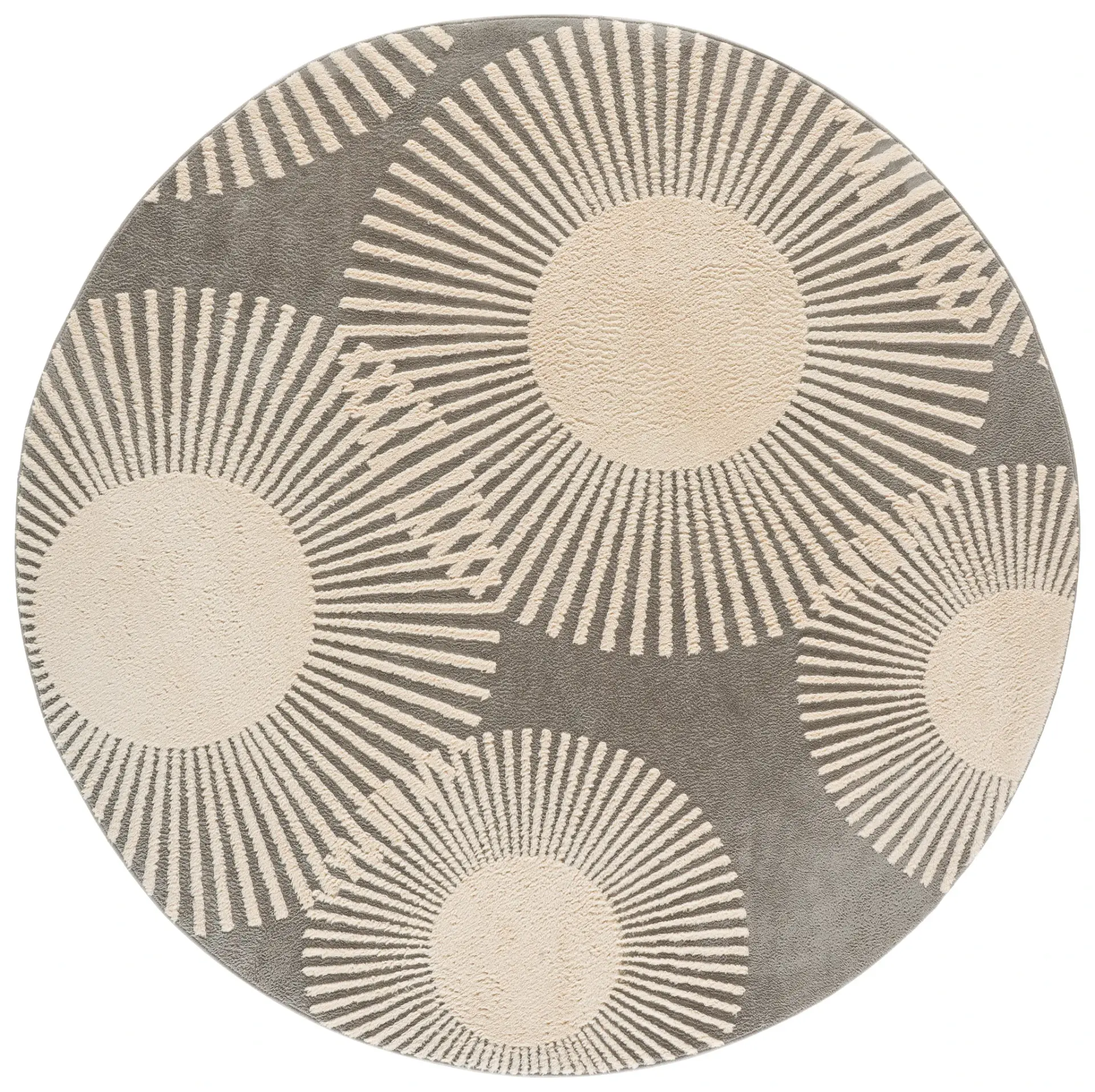 Versailles Sunburst Washable Rug