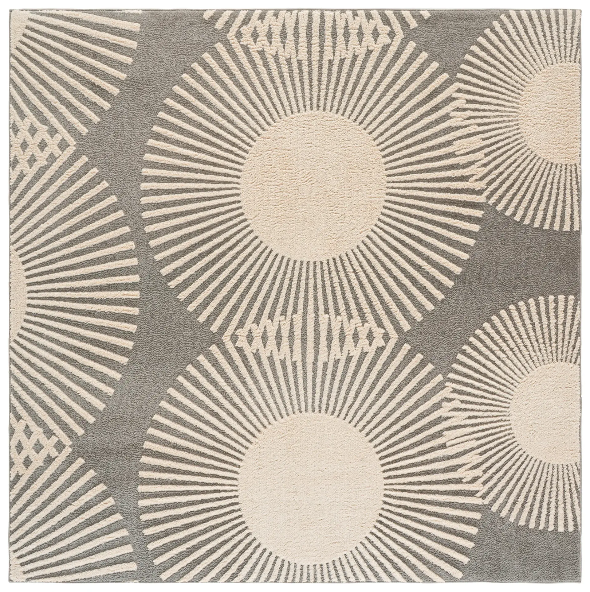 Versailles Sunburst Washable Rug