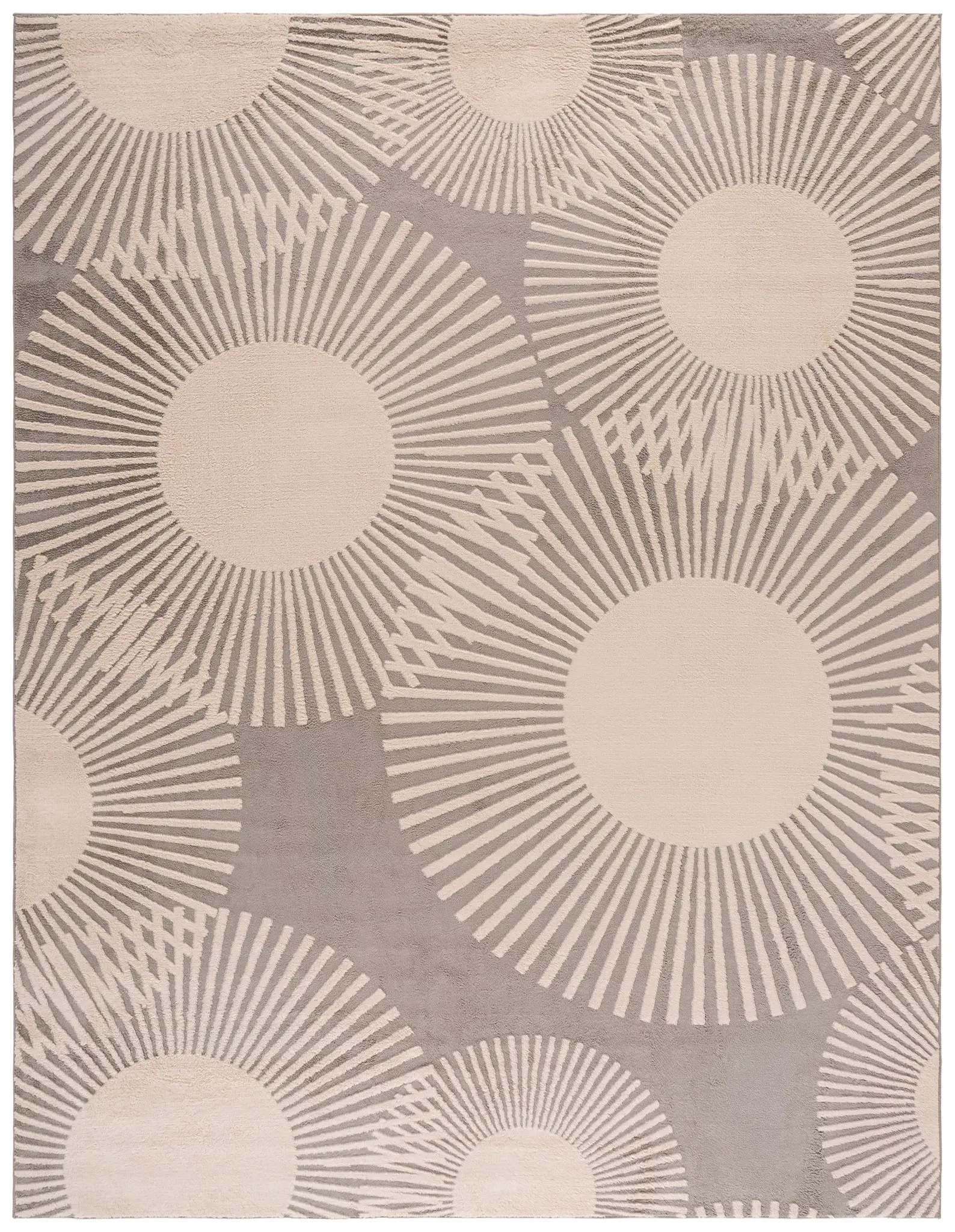 Versailles Sunburst Washable Rug
