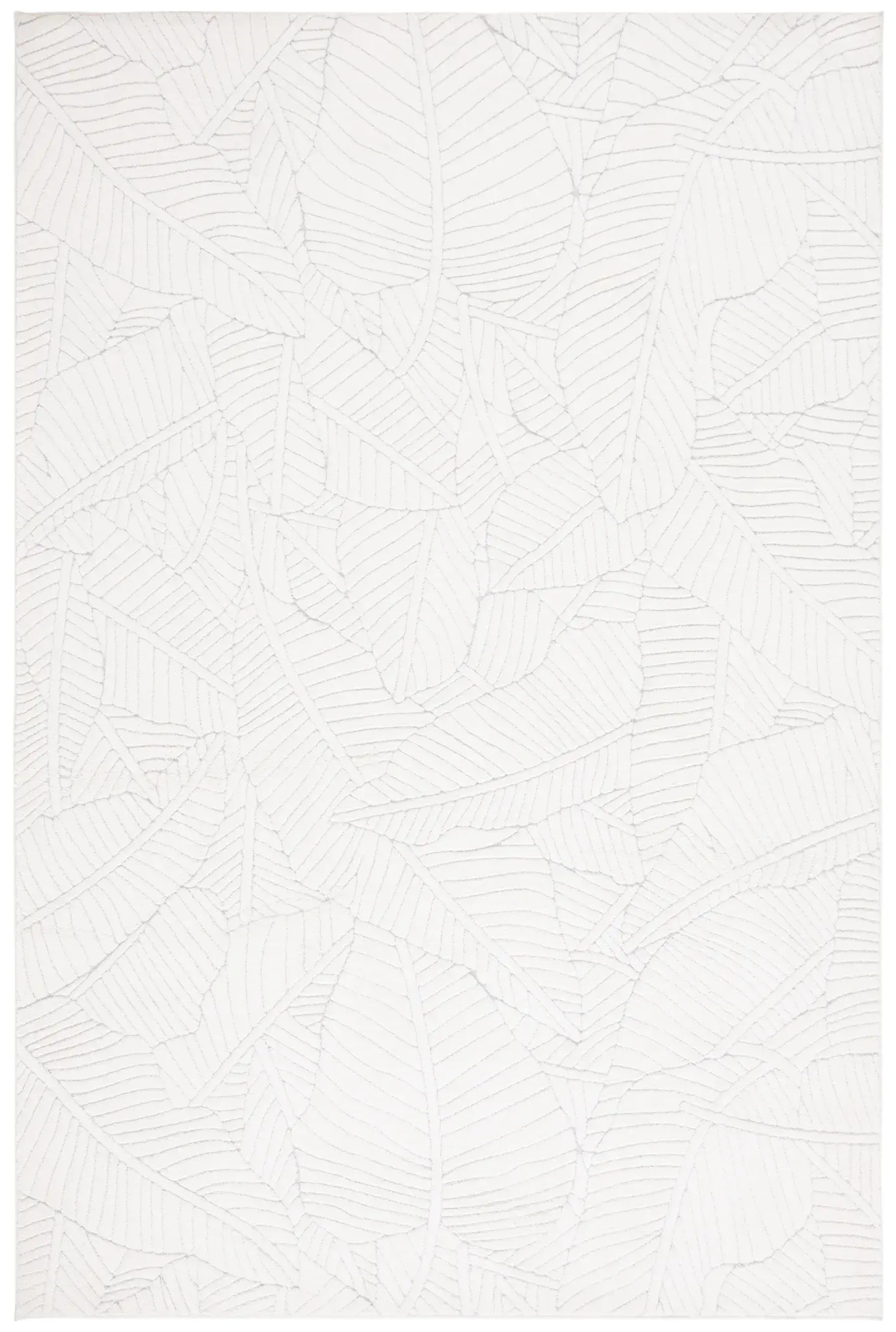Versailles Tropical Leaf Washable Rug