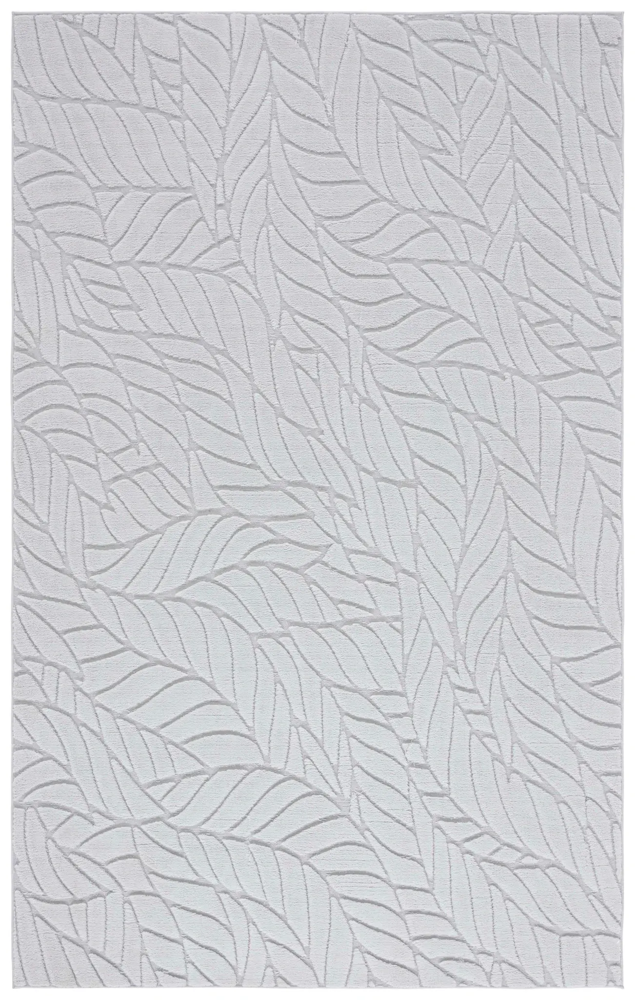 Versailles Botanical Leaf Washable Rug