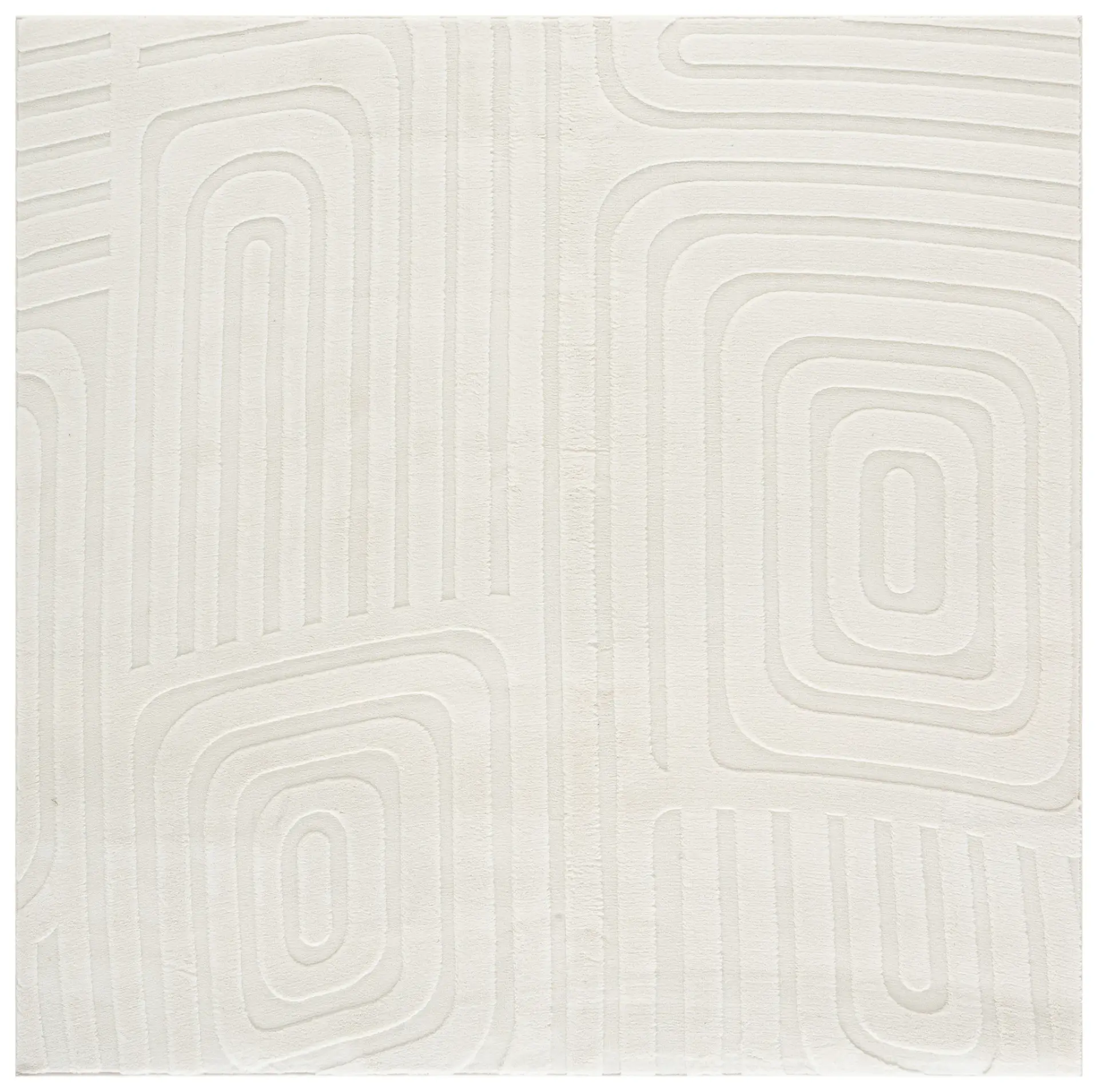 Versailles Carved Arches Washable Rug