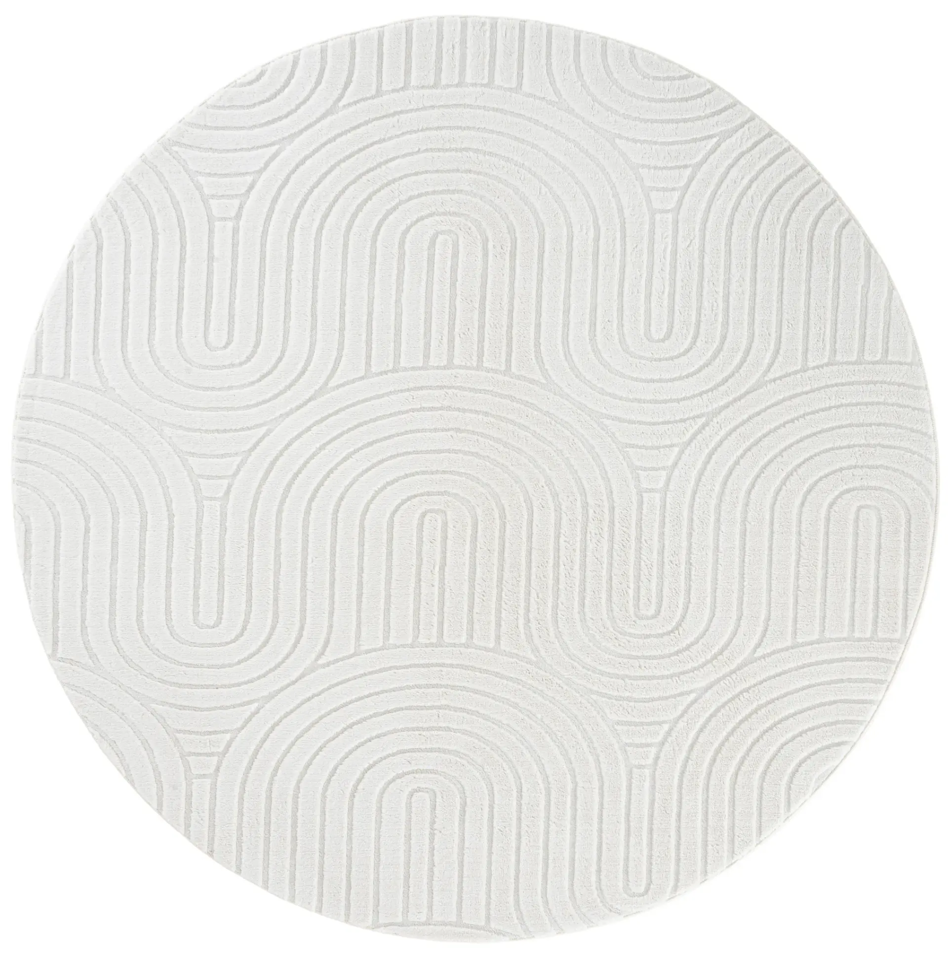 Versailles Arched Wave Washable Rug