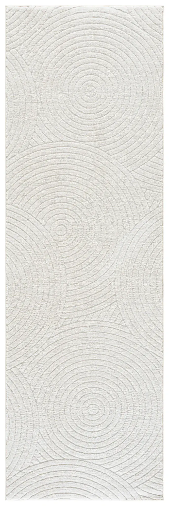 Versailles Concentric Rings Washable Rug