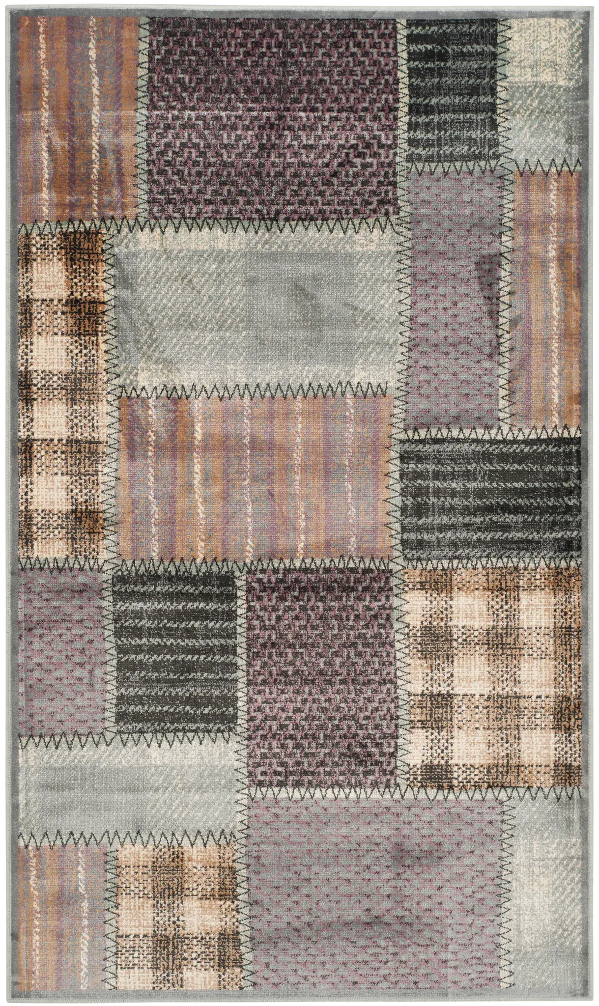 Vintage Rustic Patchwork Rug