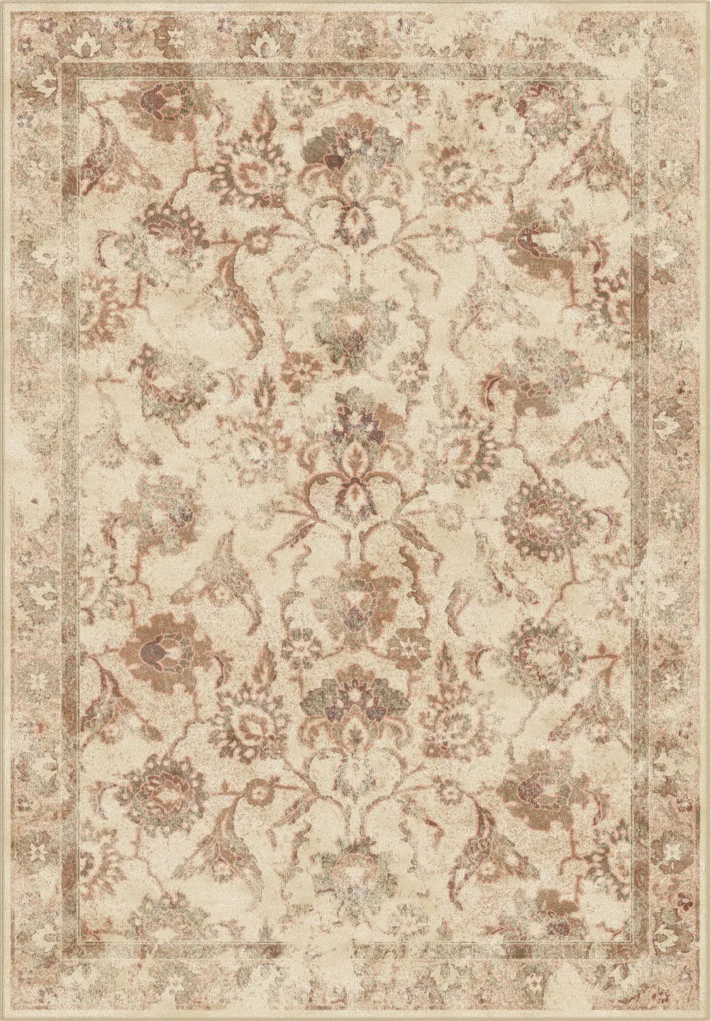 Vintage Botanical Vine Rug