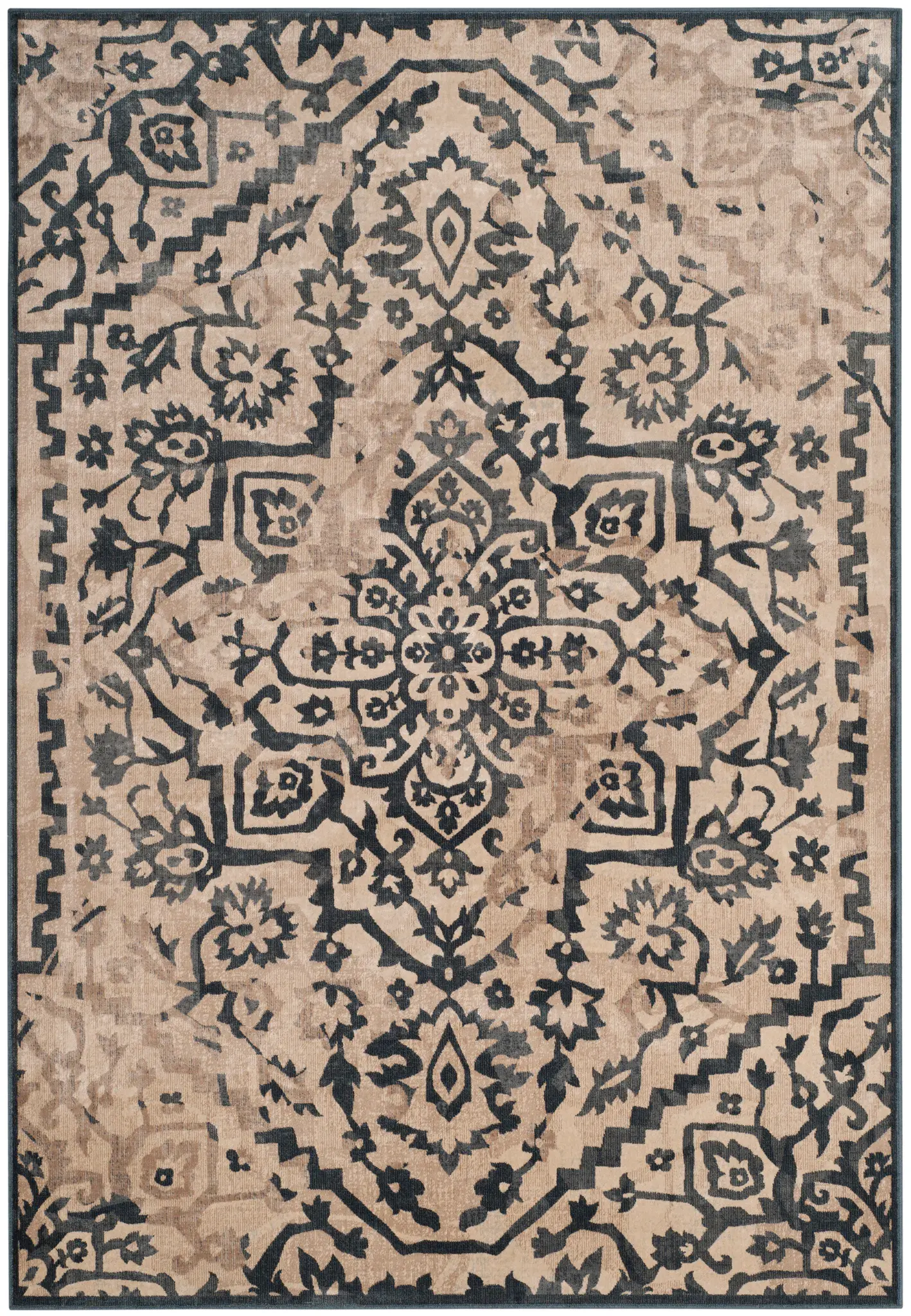 Vintage Medallion Floral Rug