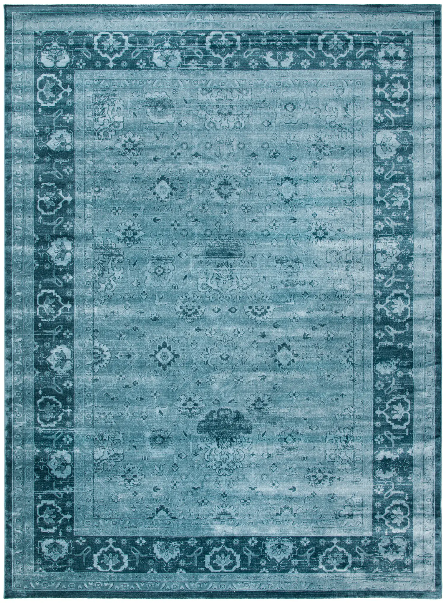 Vintage Persian Allover Viscose Rug