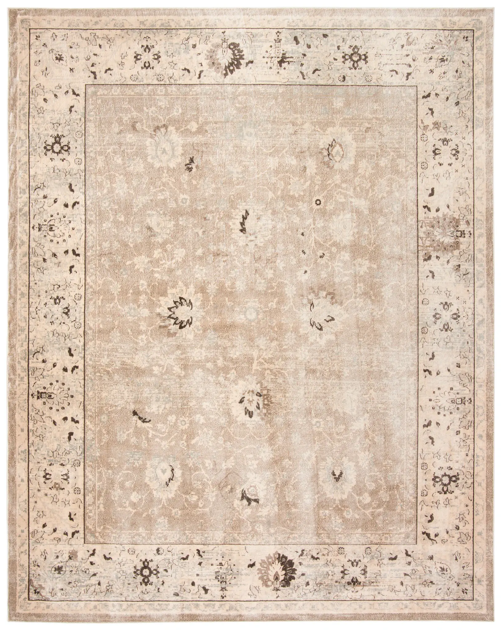 Vintage Faded Open Field Rug