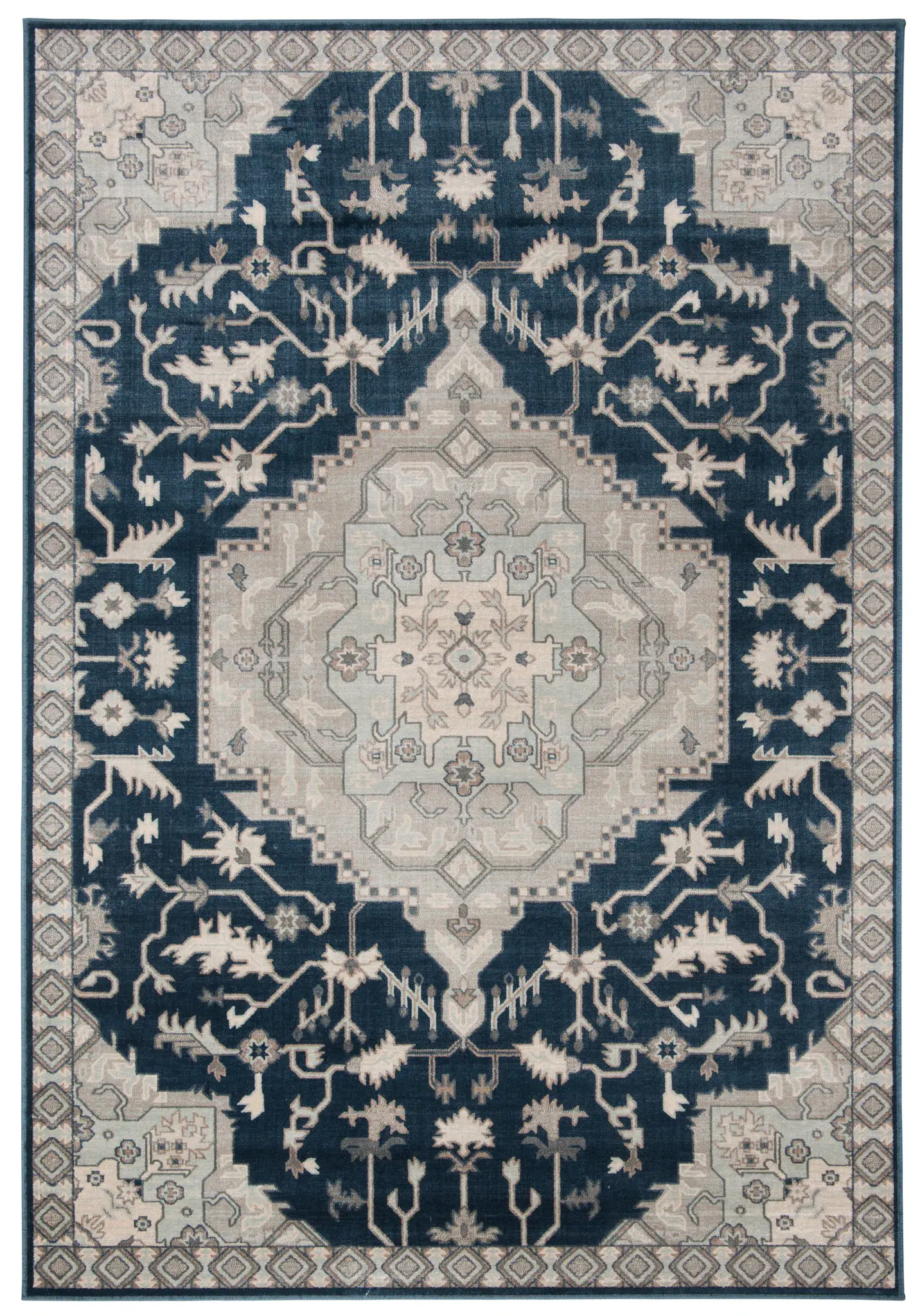 Vintage Stepped Medallion Rug
