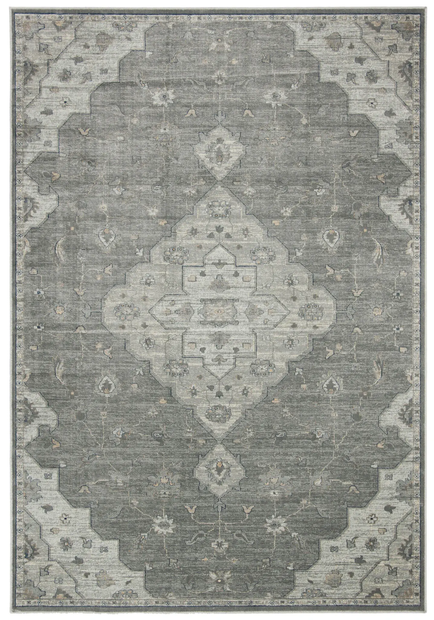 Vintage Diamond Medallion Rug