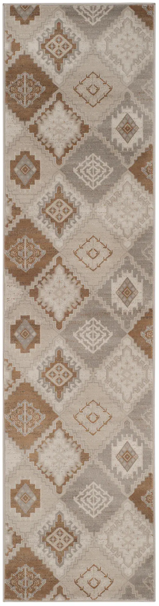Vintage Bohemian Diamond Rug