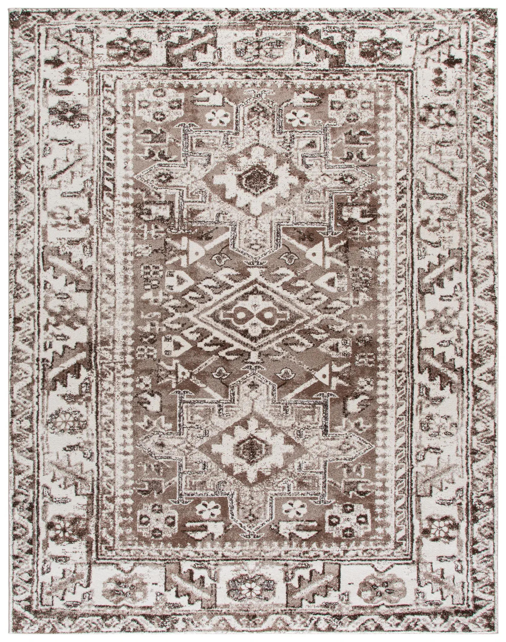 Vintage Hamadan Medallion Rug
