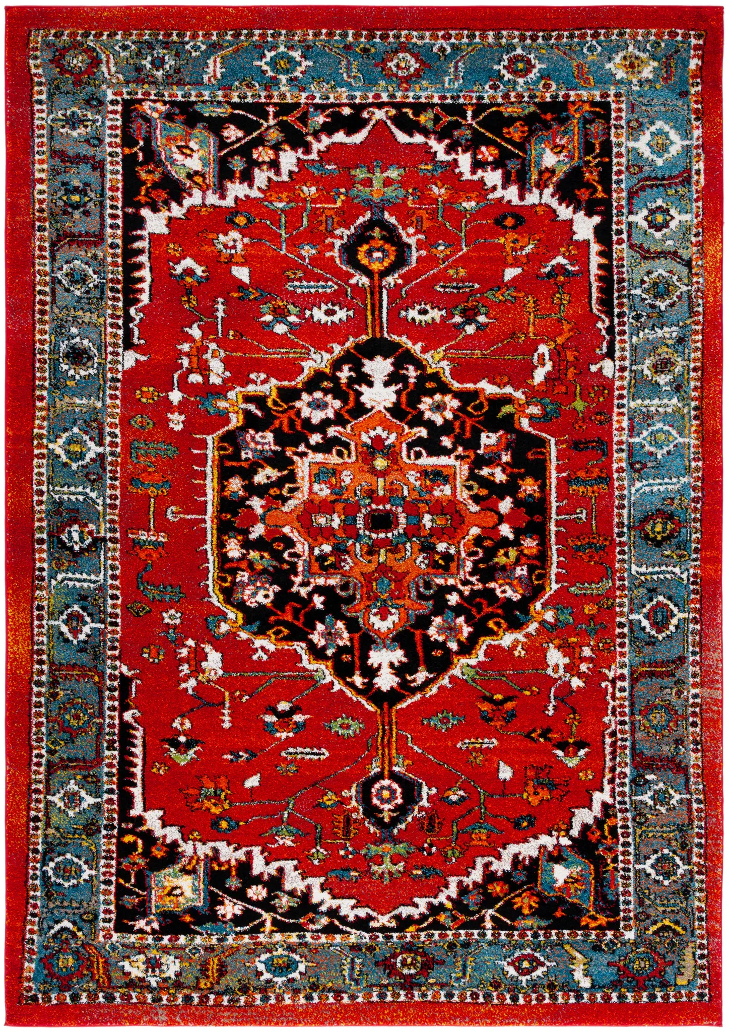 Vintage Hamadan Vintage Medallion Rug