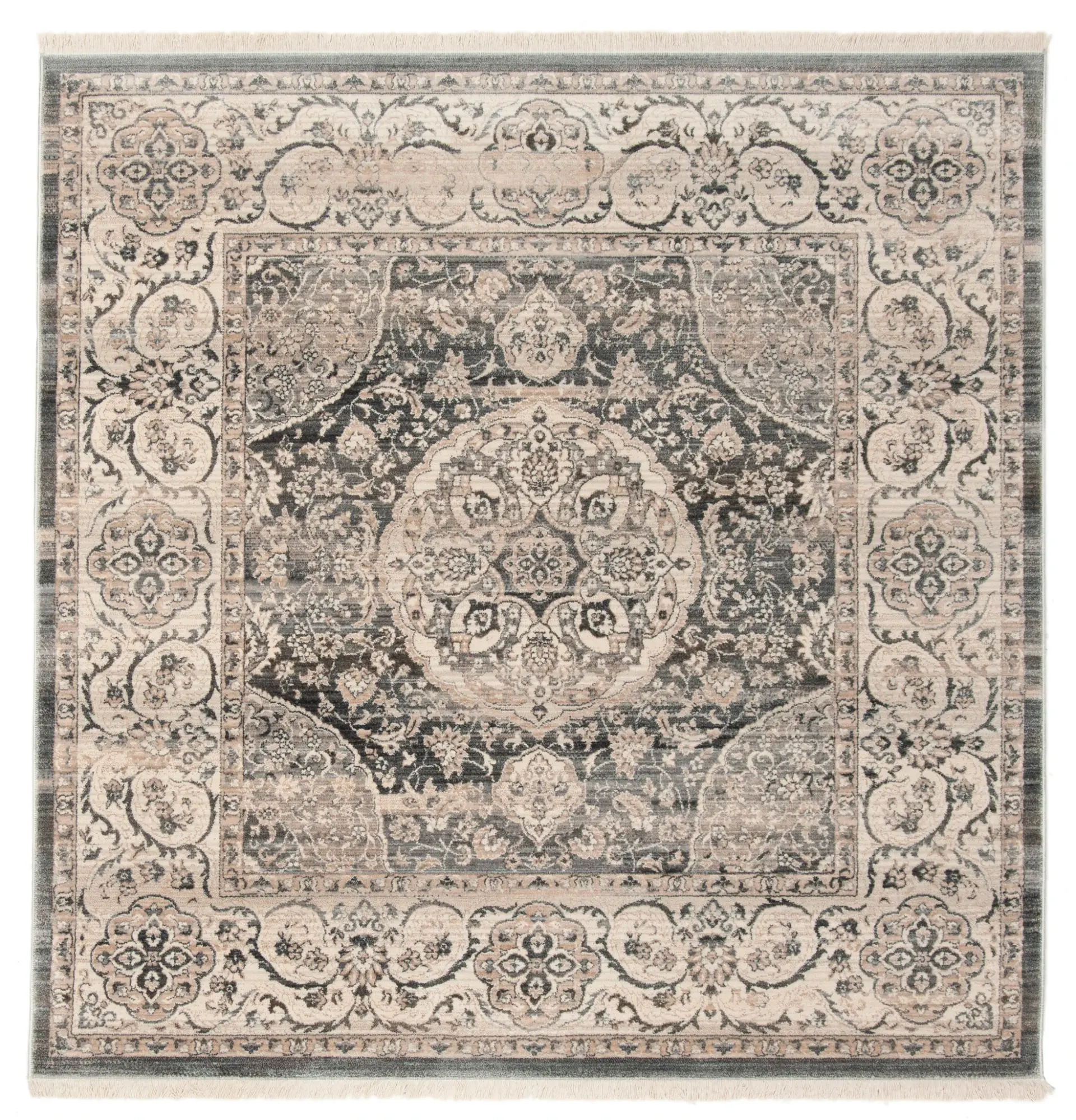 Vintage Persian Vintage Floral Medallion Rug