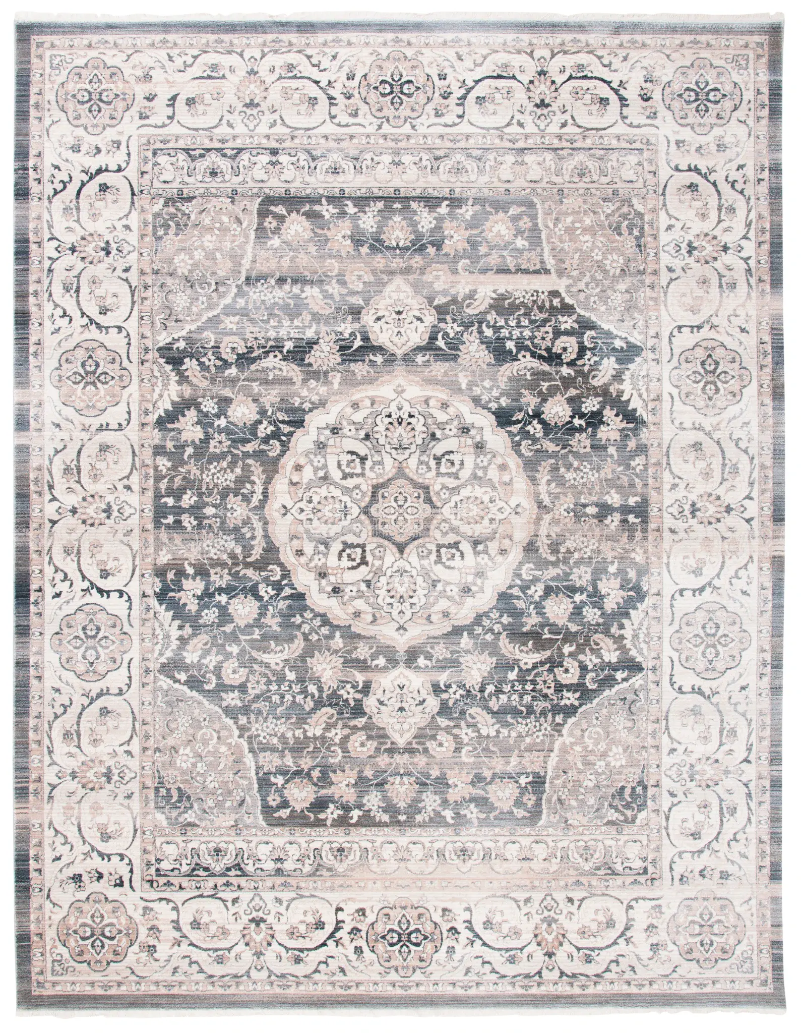 Vintage Persian Vintage Floral Medallion Rug