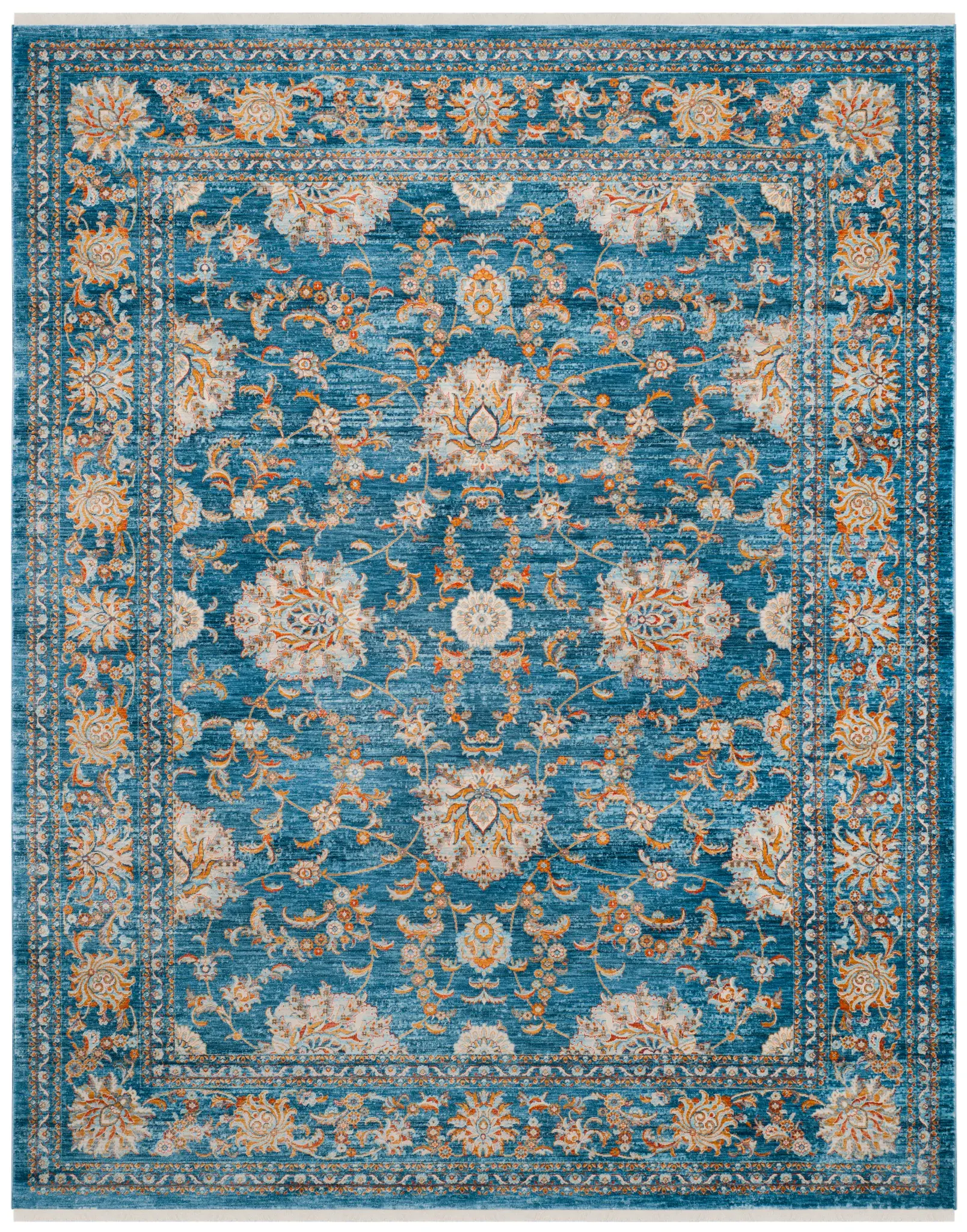 Vintage Persian Palmette Allover Rug