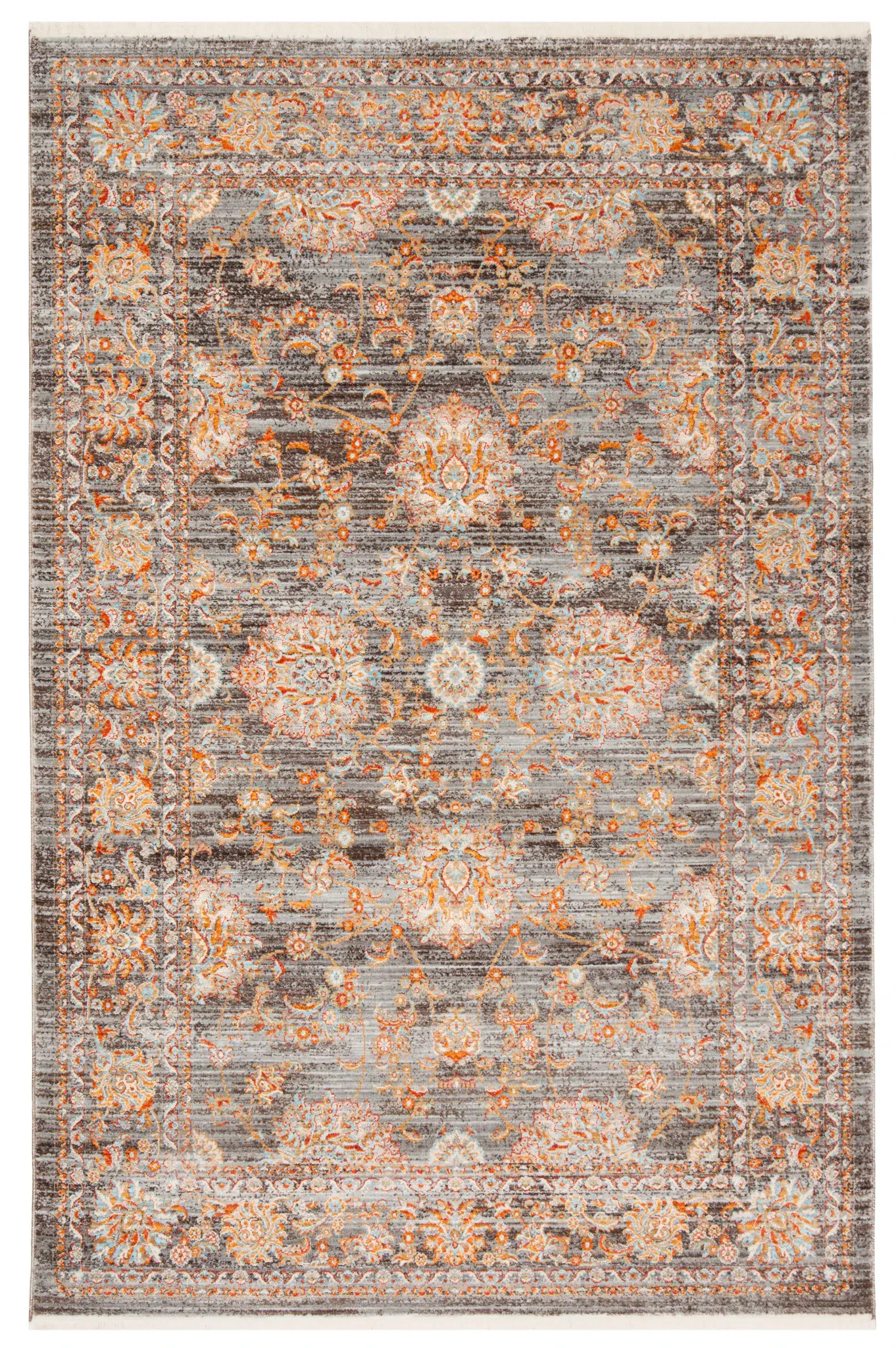 Vintage Persian Palmette Allover Rug