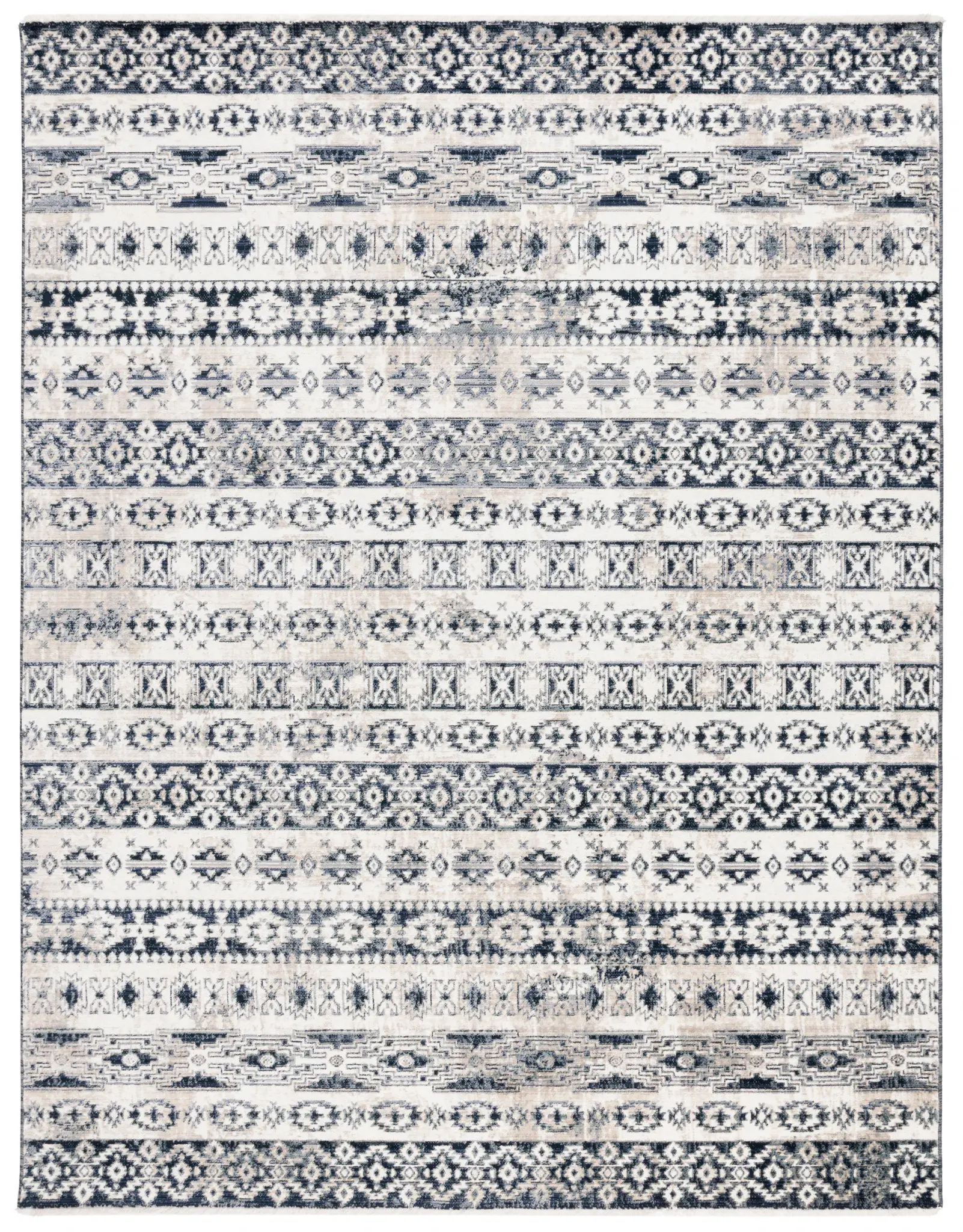 Vintage Persian Bohemian Tribal Rug