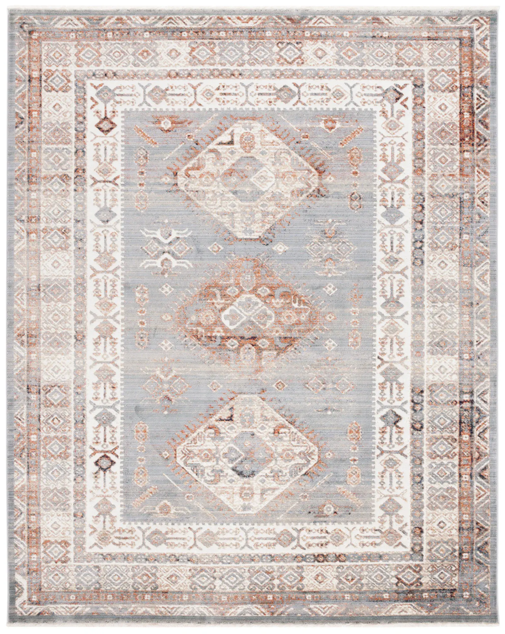 Vintage Persian Tribal Diamond Rug