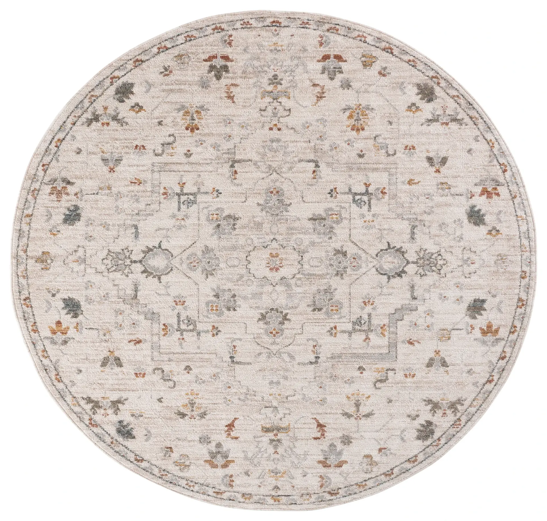 Vintage Rosewood Medallion Rug