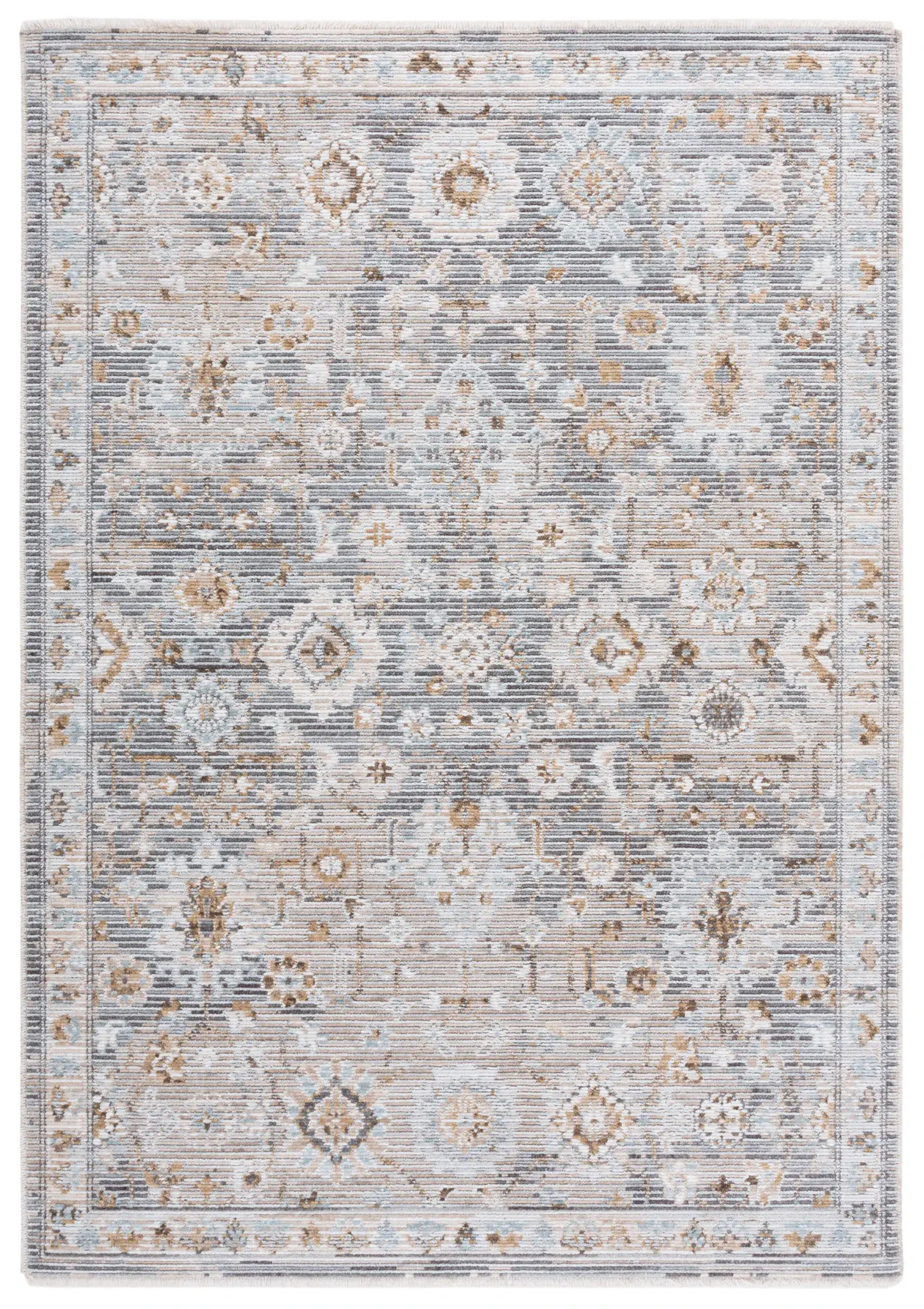 Vintage Westwood Faded Floral Medallion Rug