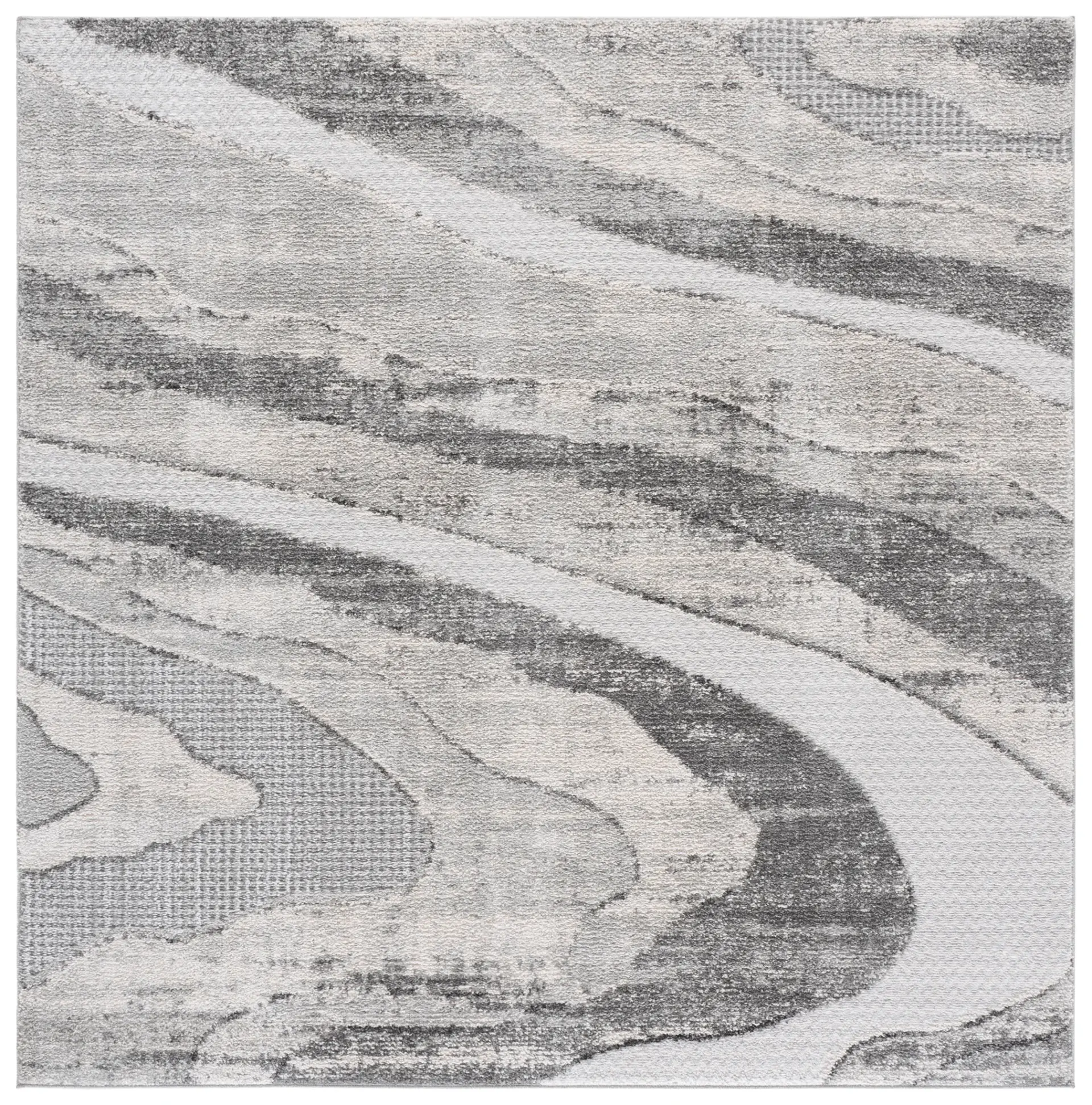 Wave Swirling Bands Rug
