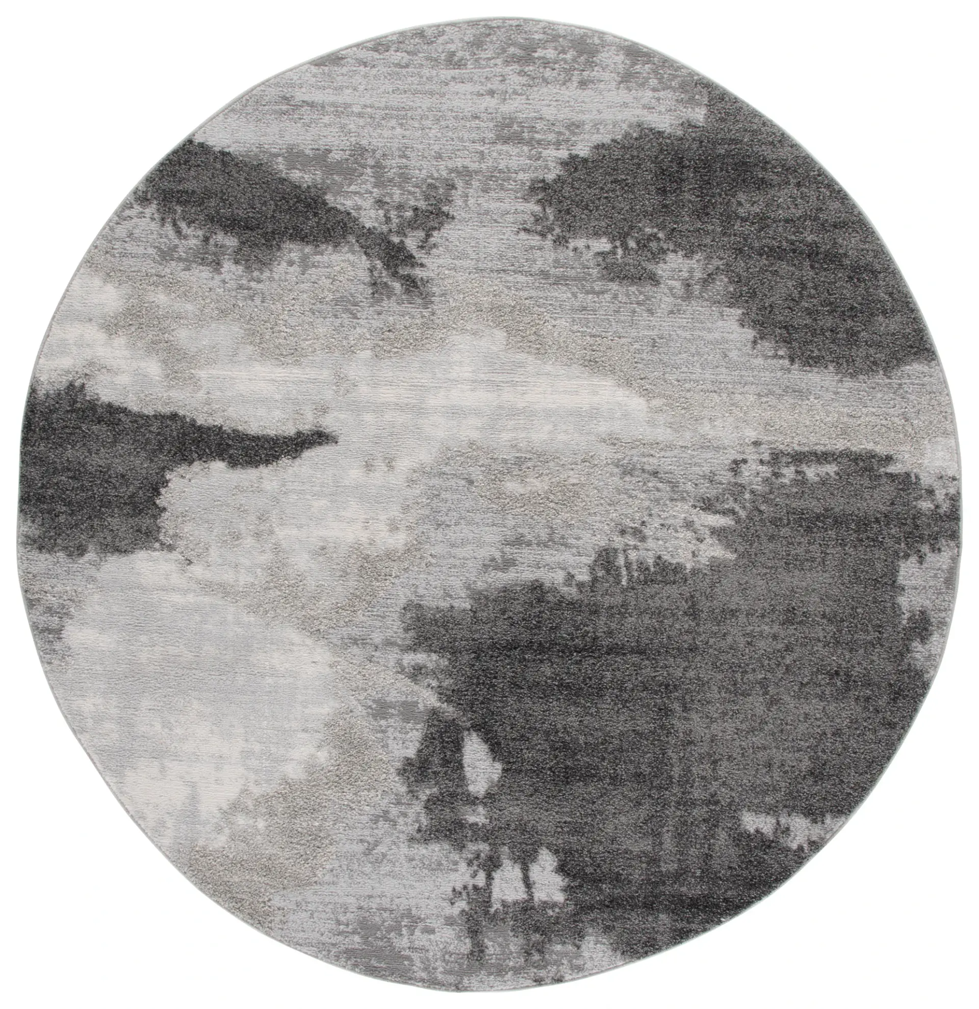 Wave Painterly Abstract Rug