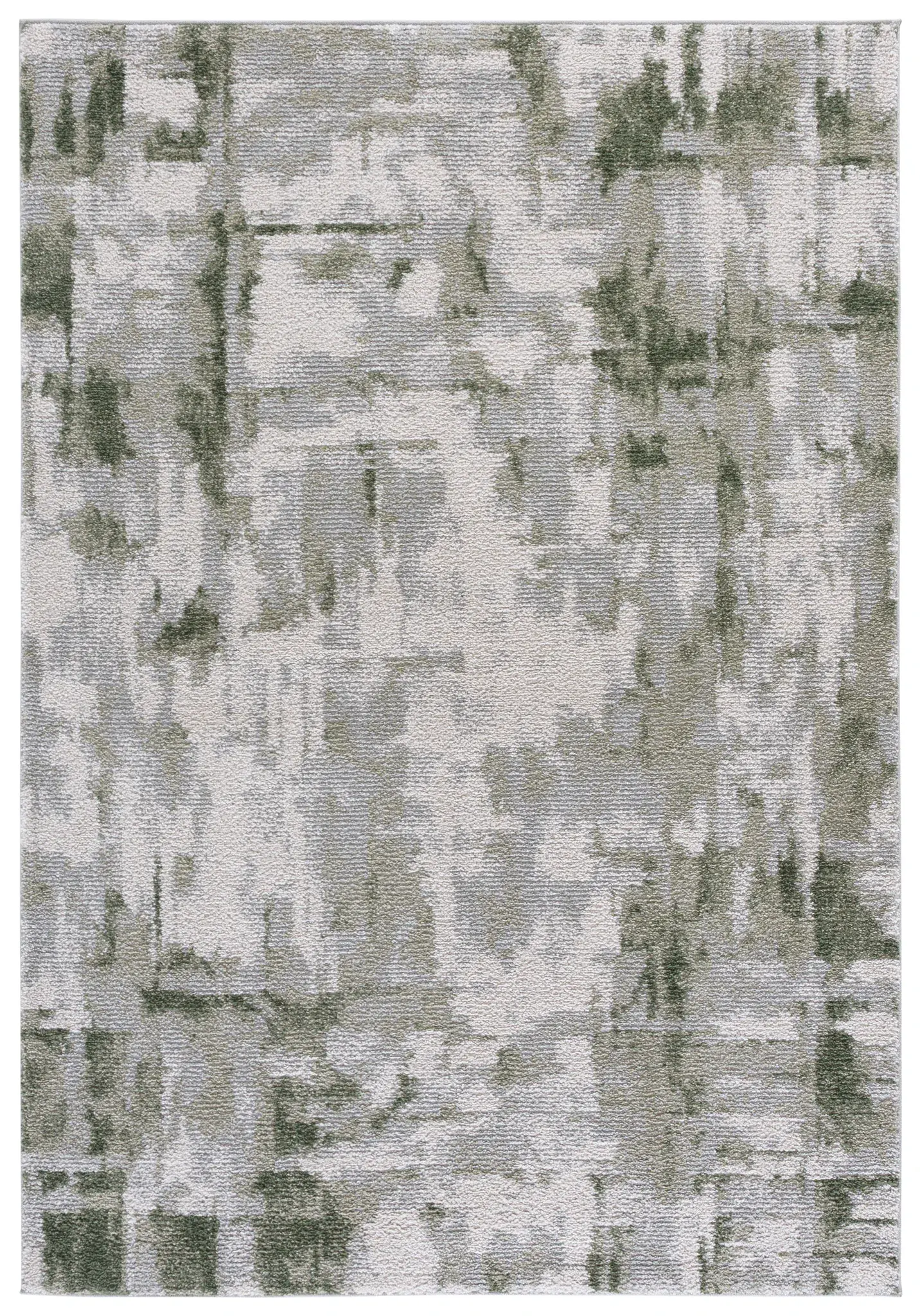 Wave Crosshatch Abstract Rug