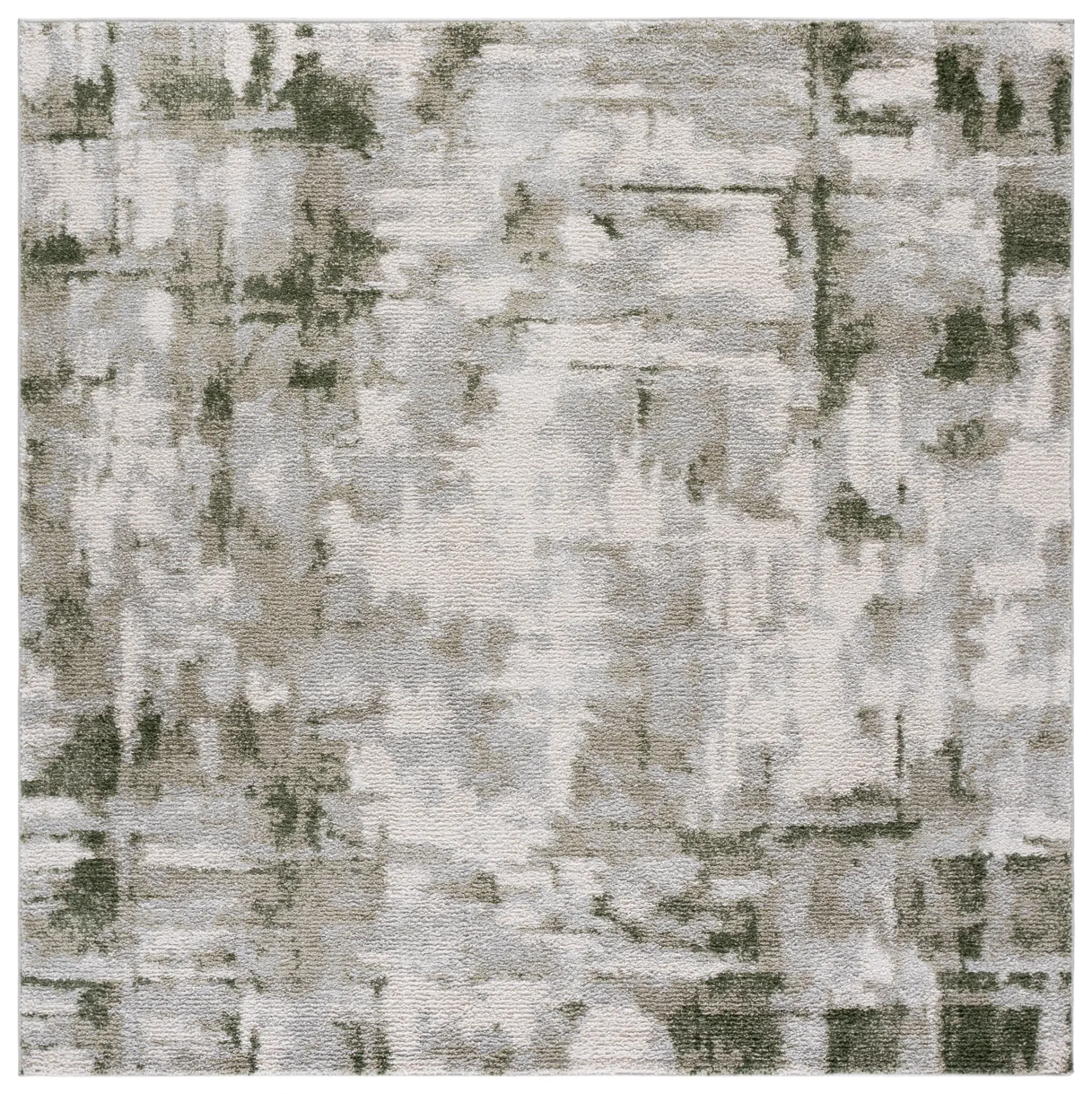Wave Crosshatch Abstract Rug