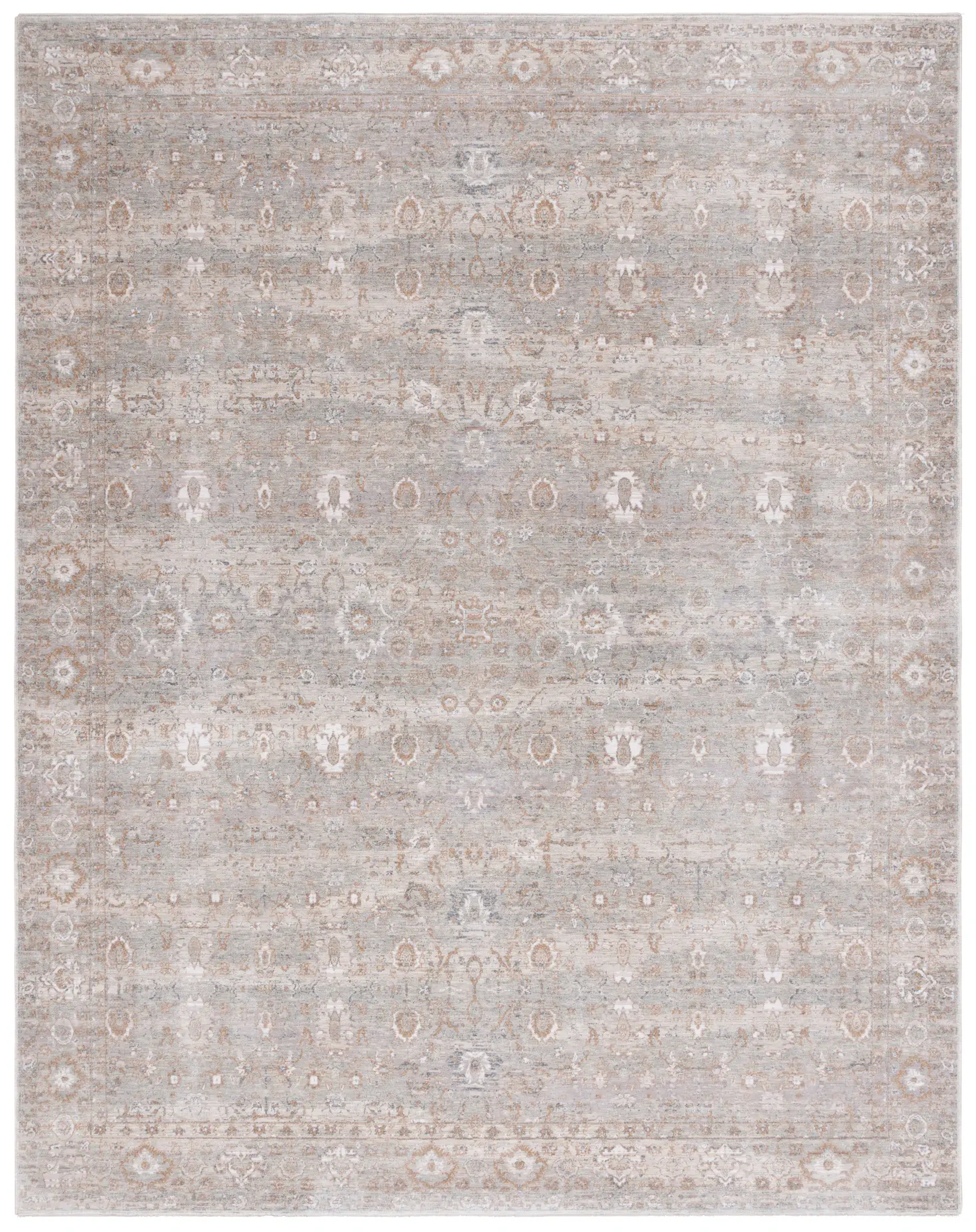 Webster Distressed Floral Border Rug